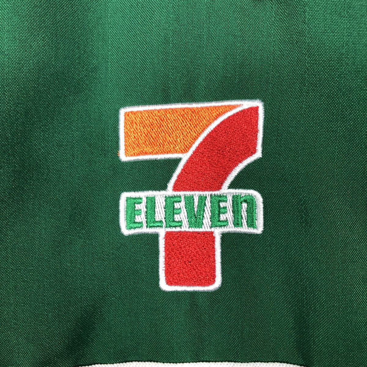 Japanese Brand Vintage 7-Eleven Employee Uniform Jacket Green Zip-Up Size US M / EU 48-50 / 2 - 19 Thumbnail