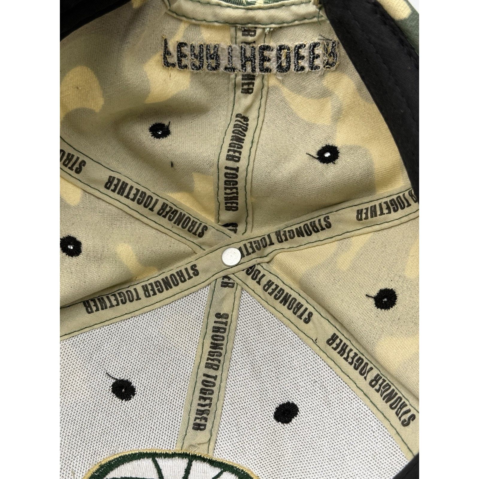 NBA NBA Milwaukee Bucks Camo “Fear The Deer” BMO Adjustable Cap Size ONE SIZE - 5 Thumbnail