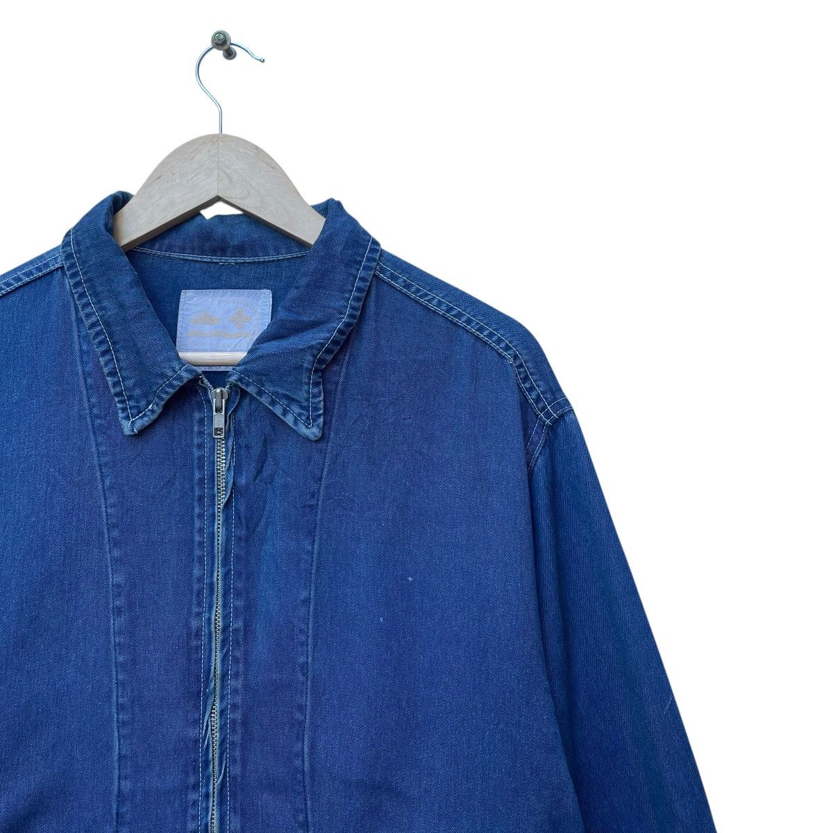 45rpm 💥Vintage POSH Boy Indigo Bomber Jacket Size US M / EU 48-50 / 2 - 4 Thumbnail