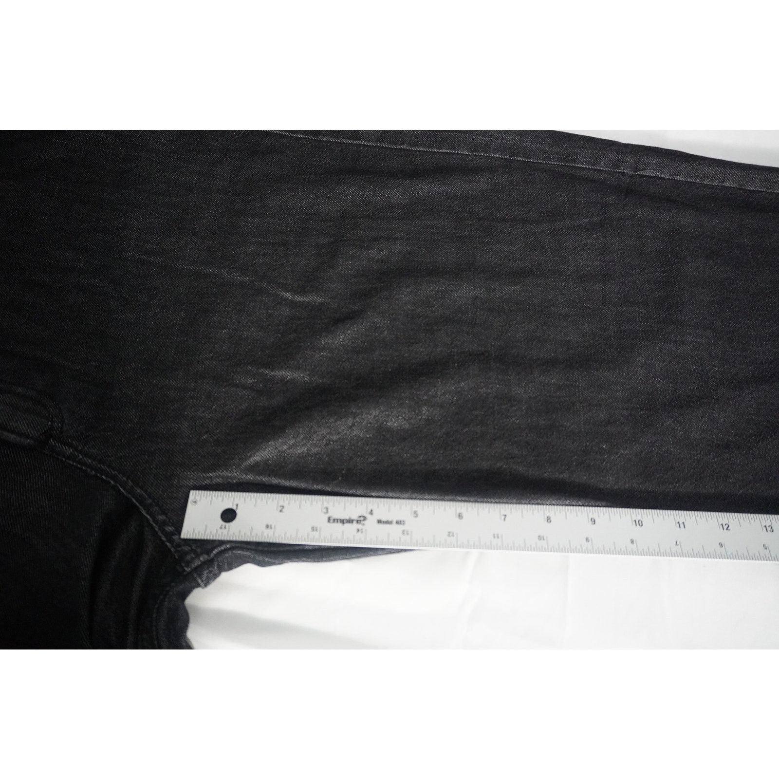 Rag & Bone rag & bone Lori Mid-Rise Wide Leg Jeans Black Wash Denim Size 32" / US 10 / IT 46 - 6 Thumbnail