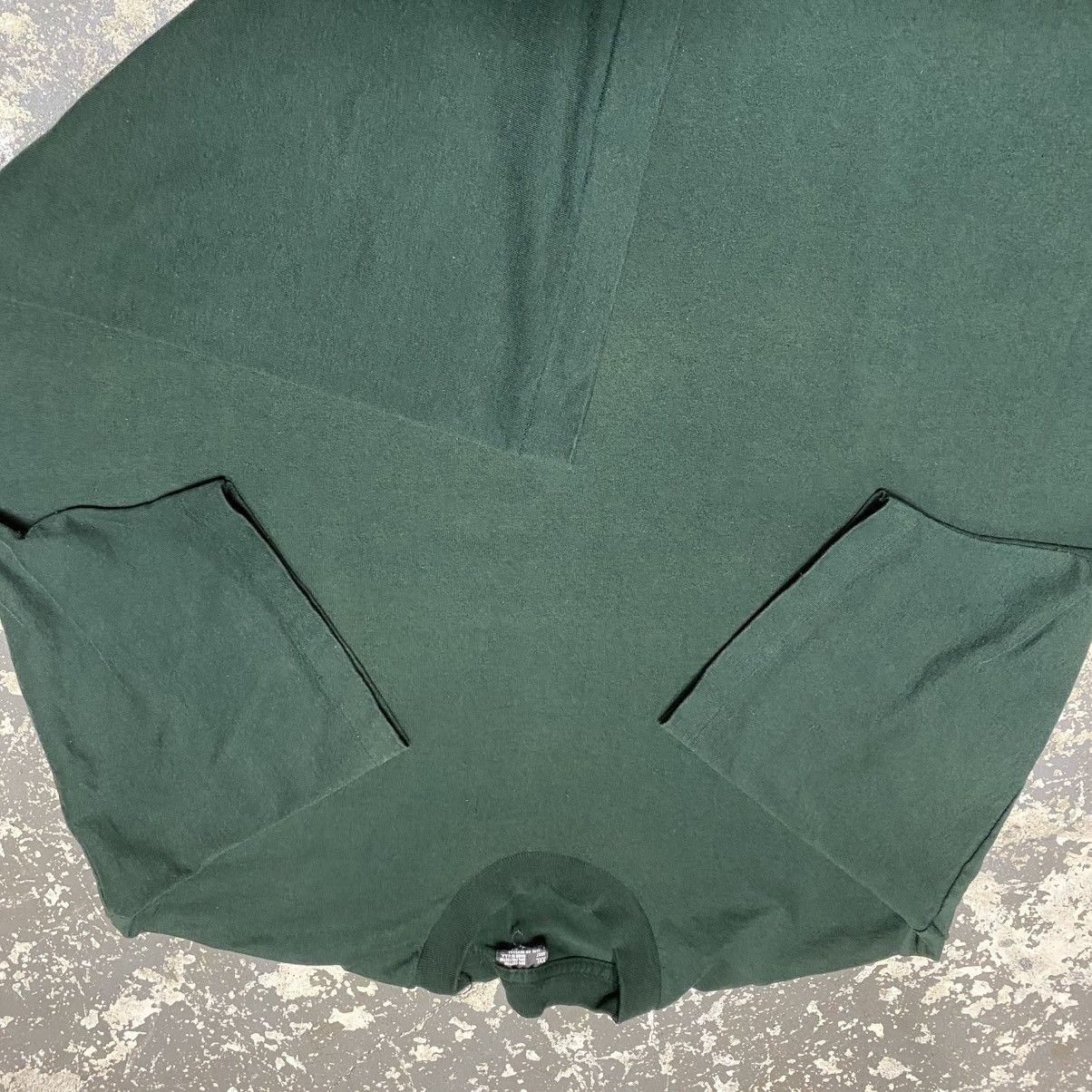 Unsound Rags × Vintage Vintage Green Fruit Of The Loom Faded 90s USA Tshirt Size US XXL / EU 58 / 5 - 10 Thumbnail