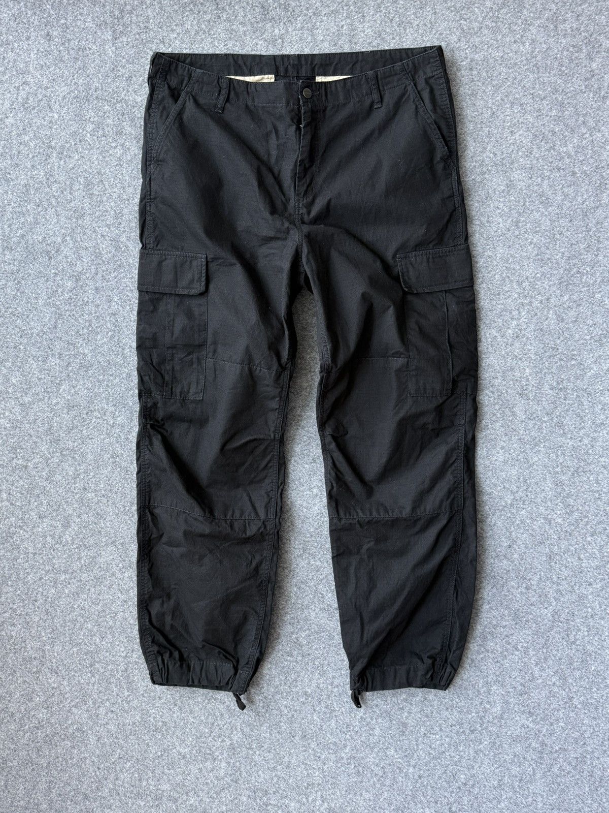 Carhartt Vintage Carhartt Black Aviation Cargo Pants size 38x32 Size US 38 / EU 54 - 1 Thumbnail