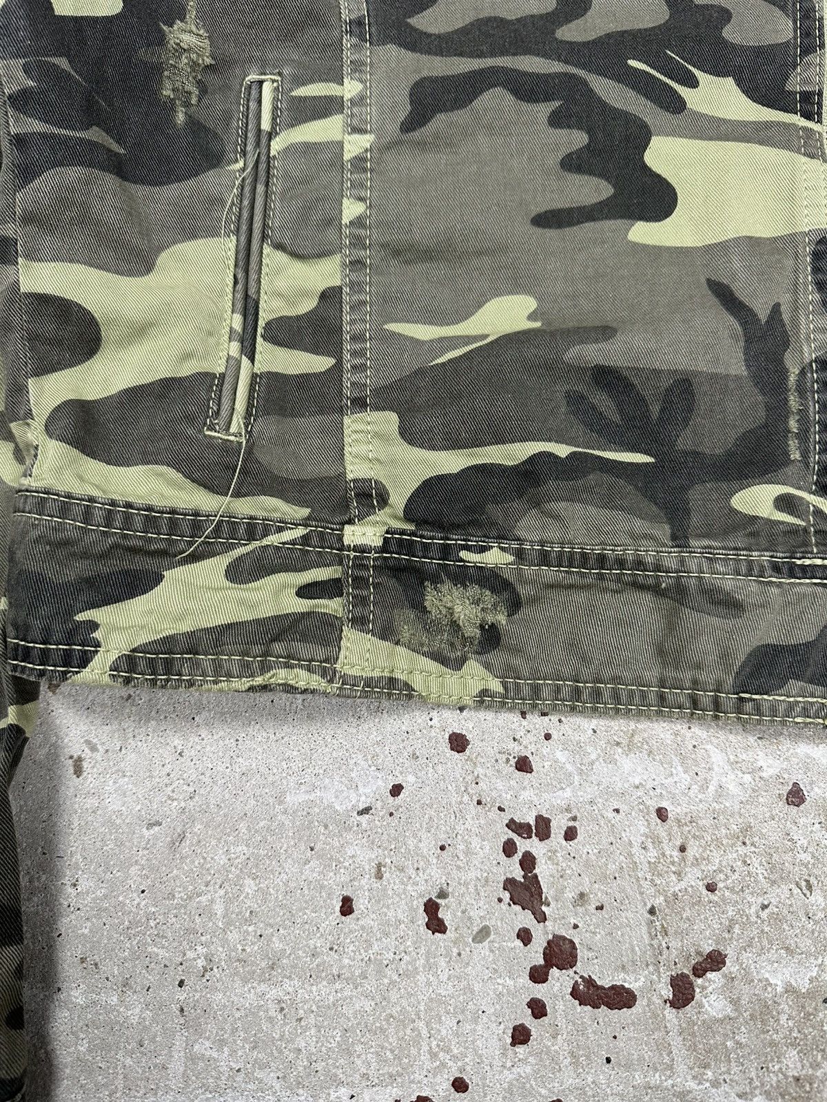 Other Vintage Y2K Camo Asymmetrical Moto Biker Reworked Jacket Size US S / EU 44-46 / 1 - 6 Thumbnail