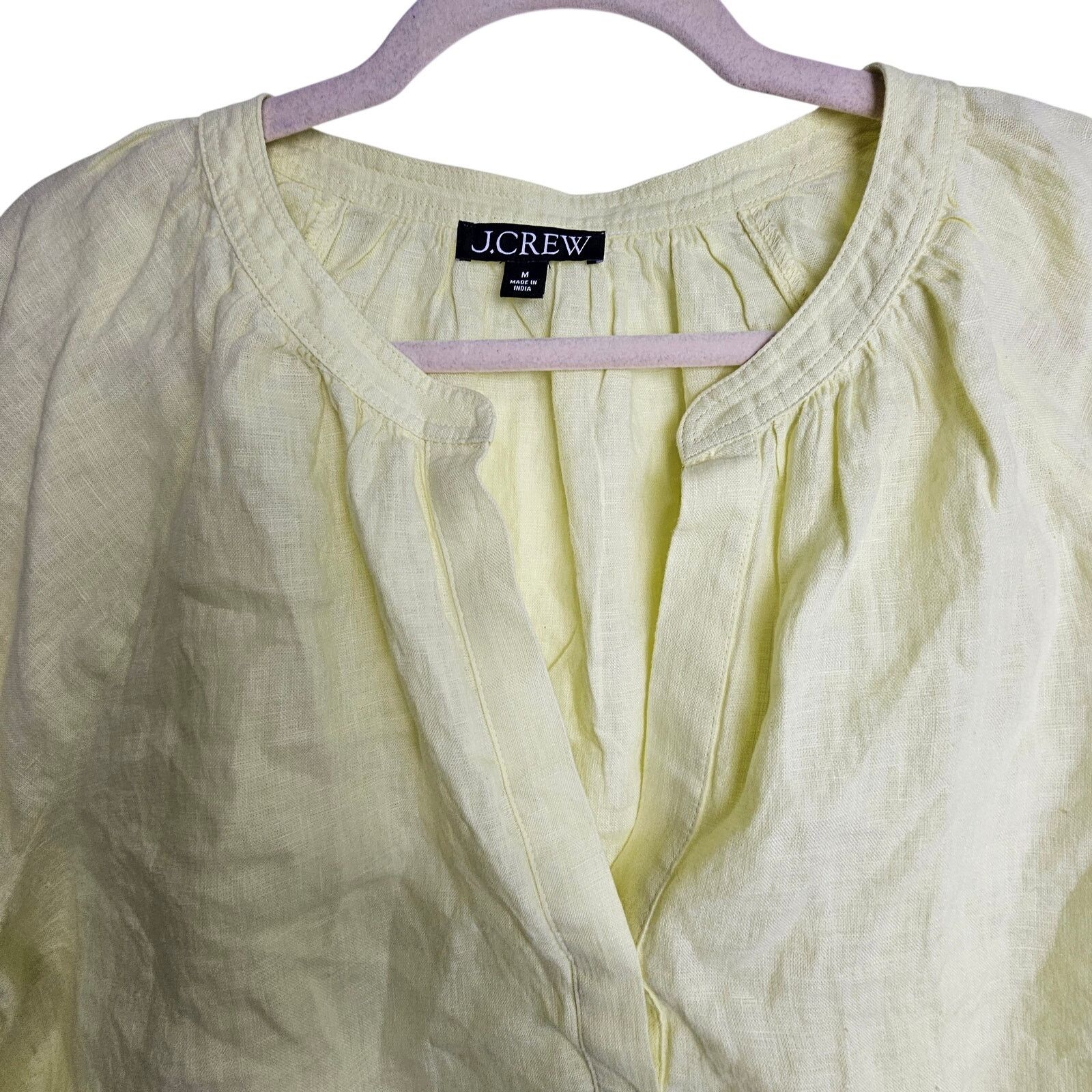 J.Crew J. Crew Cabana Linen Tunic Top Size M Coastal Grandma Resort Size M / US 6-8 / IT 42-44 - 2 Thumbnail