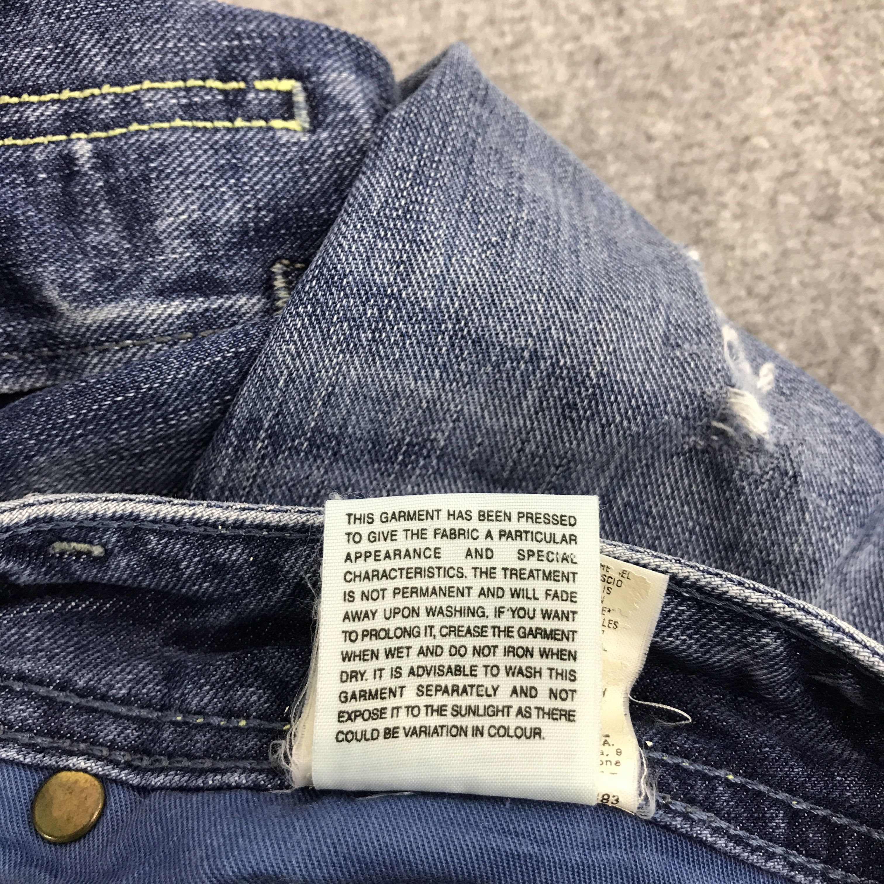 Diesel Bootcut Diesel industry distressed denim pants Size US 28 / EU 44 - 16 Thumbnail