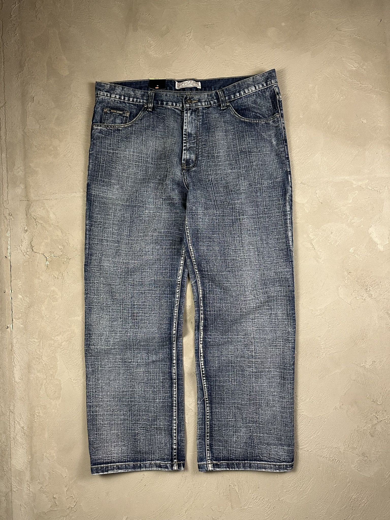 Japanese Brand Vintage Y2k Japanese Oversized Baggy Faded Pants Size US 43 - 6 Thumbnail