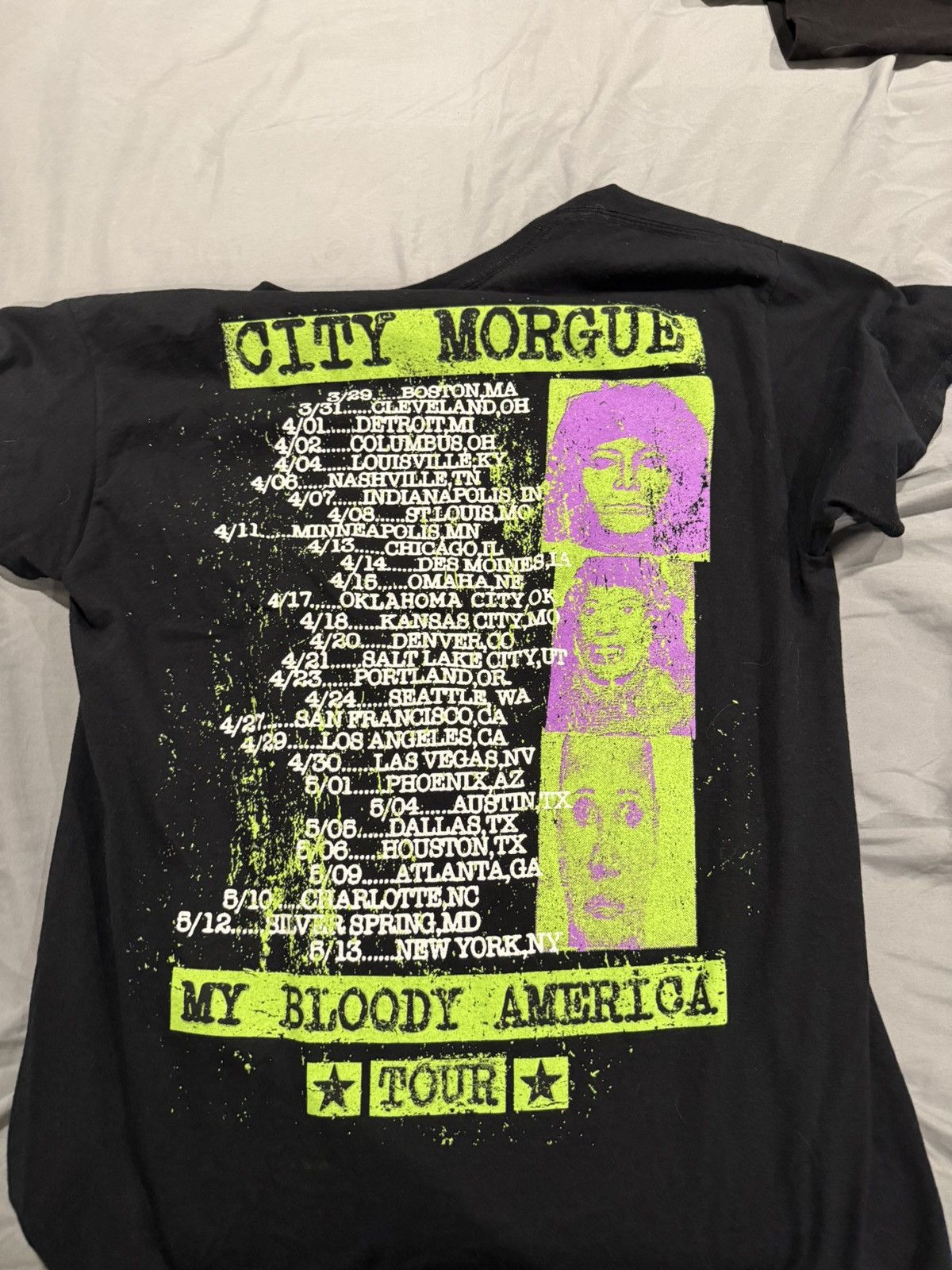 City Morgue City morgue my bloody america fly tour tee Size US L / EU 52-54 / 3 - 2 Thumbnail