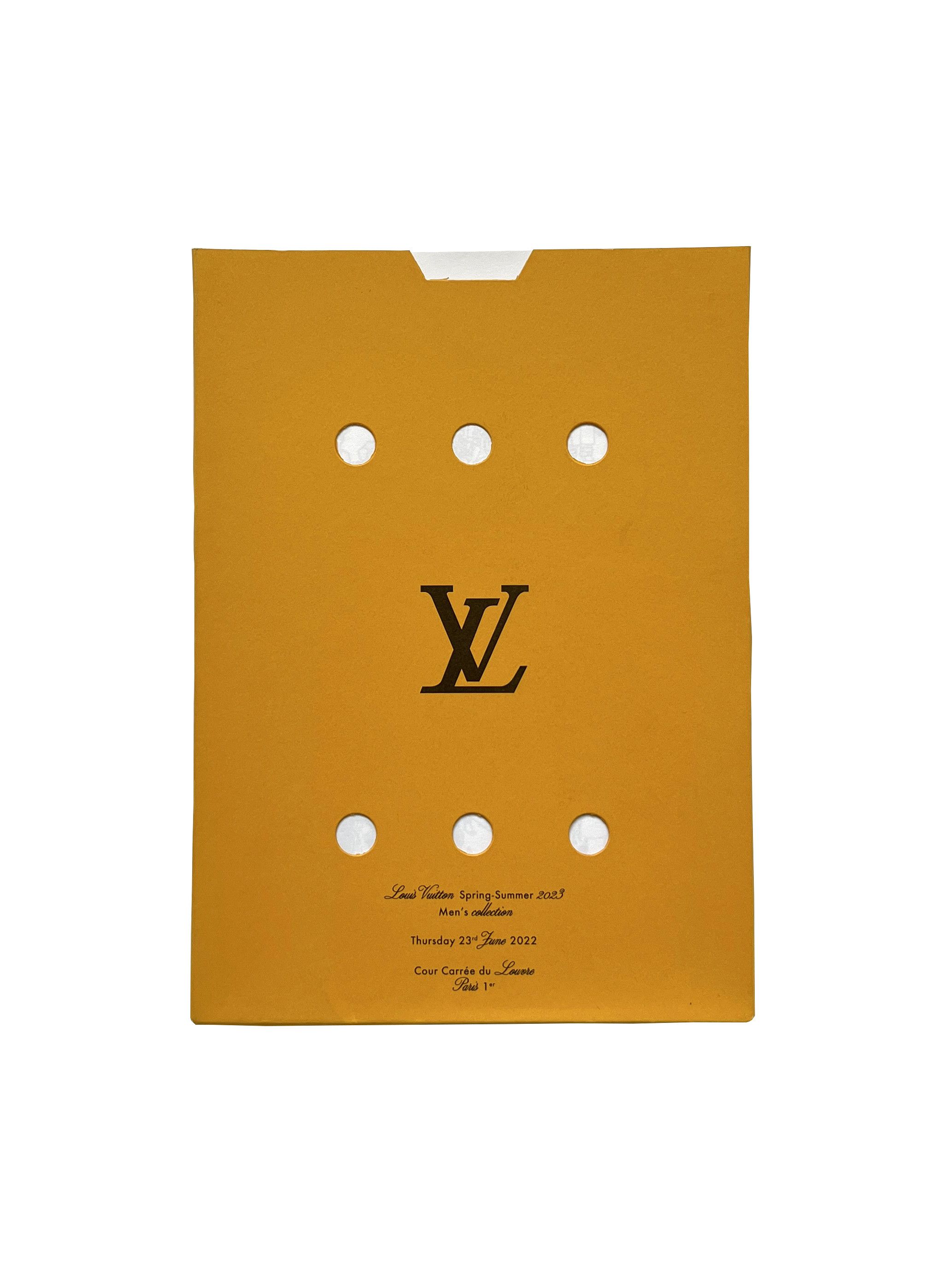 Louis Vuitton × Virgil Abloh ⚡️QUICK SALE⚡️SS2023 Louis Vuitton Virgil Abloh Show Notes Size ONE SIZE - 2 Thumbnail