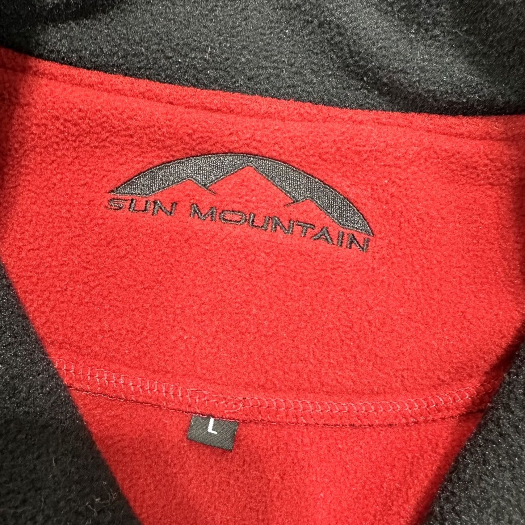 Vintage Sun Mountain Men's Black Fleece Sweater Pullover Golf Stretch Quarter Zip Sz L Size US L / EU 52-54 / 3 - 4 Thumbnail