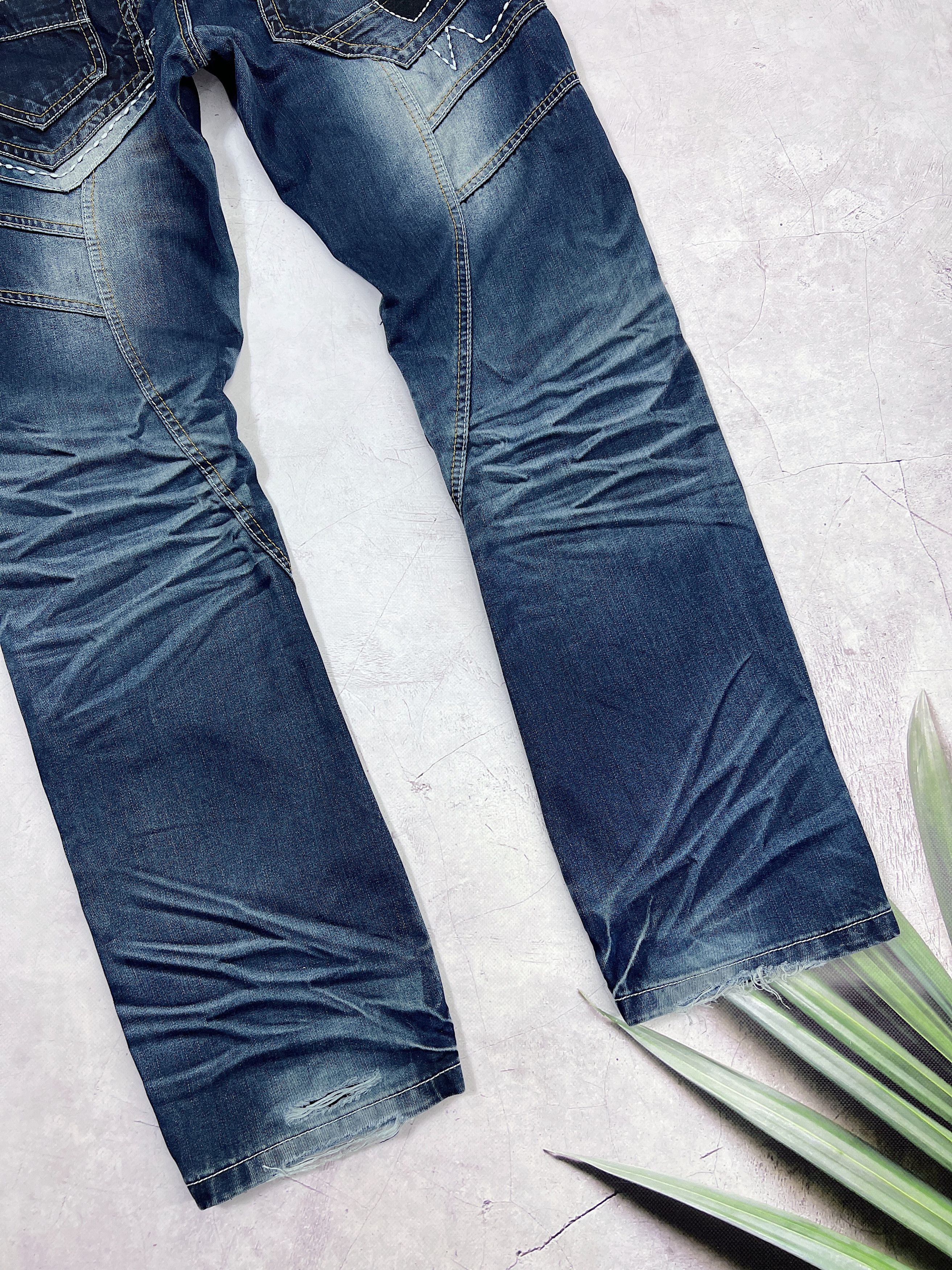 Japanese Brand Japrag Denim By Okishana Samoko Japanese Jeans Pants Size US 36 / EU 52 - 11 Thumbnail