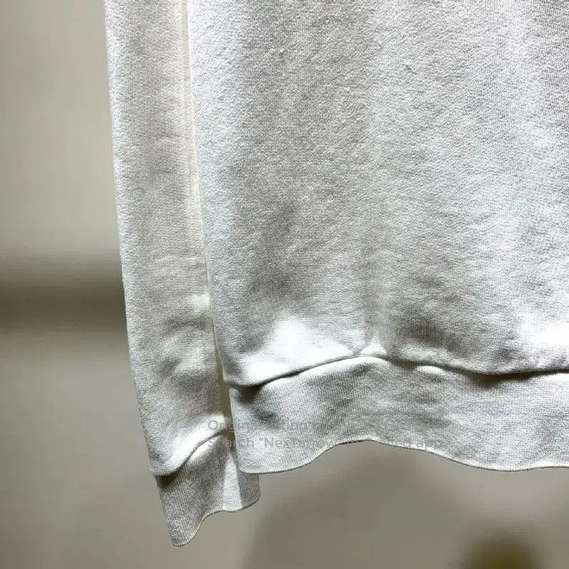 Thom Browne Thom Browne White Cotton Men's Sweatshirt . Size US M / EU 48-50 / 2 - 7 Thumbnail