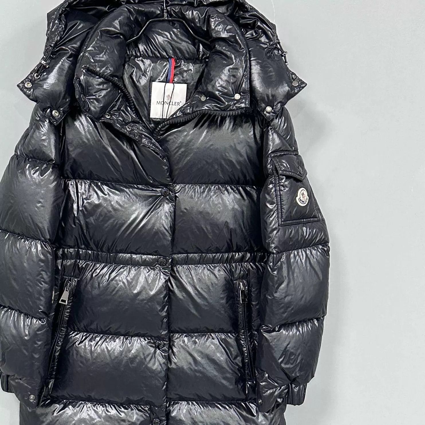 Moncler Moncler Cavettaz Maire Long Down Jacket Women 0 (99 New) Size XS / US 0-2 / IT 36-38 - 2 Thumbnail