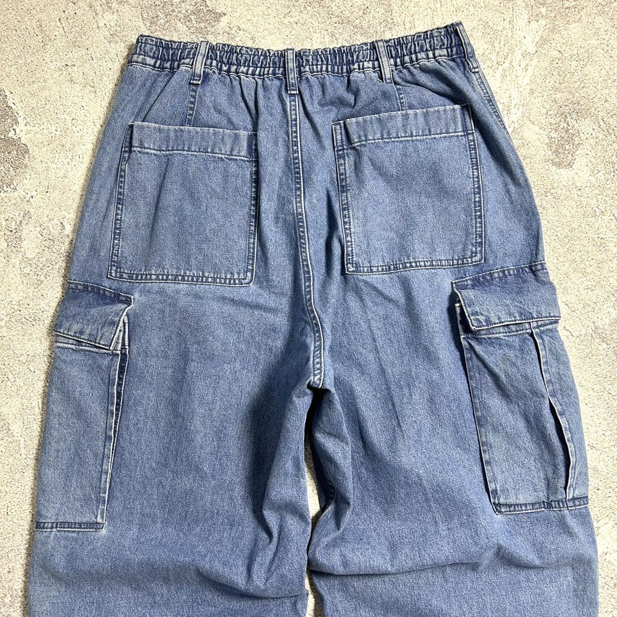 Japanese Brand Vtg y2k Superwide Cargo GU Size US 36 / EU 52 - 10 Thumbnail