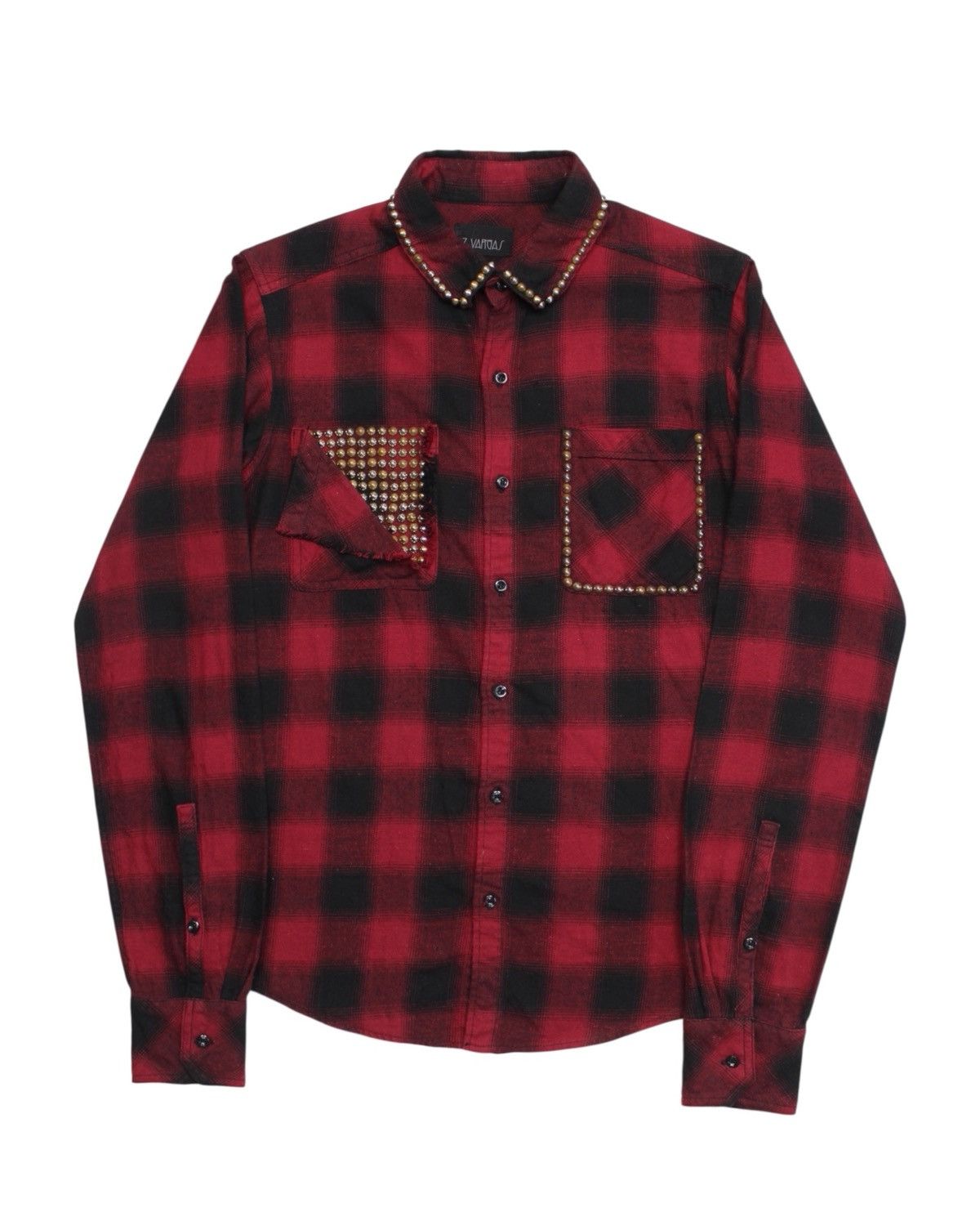 Hysteric Glamour 2000S Z. VARGAS JAPAN PUNK STUDDED CHECK