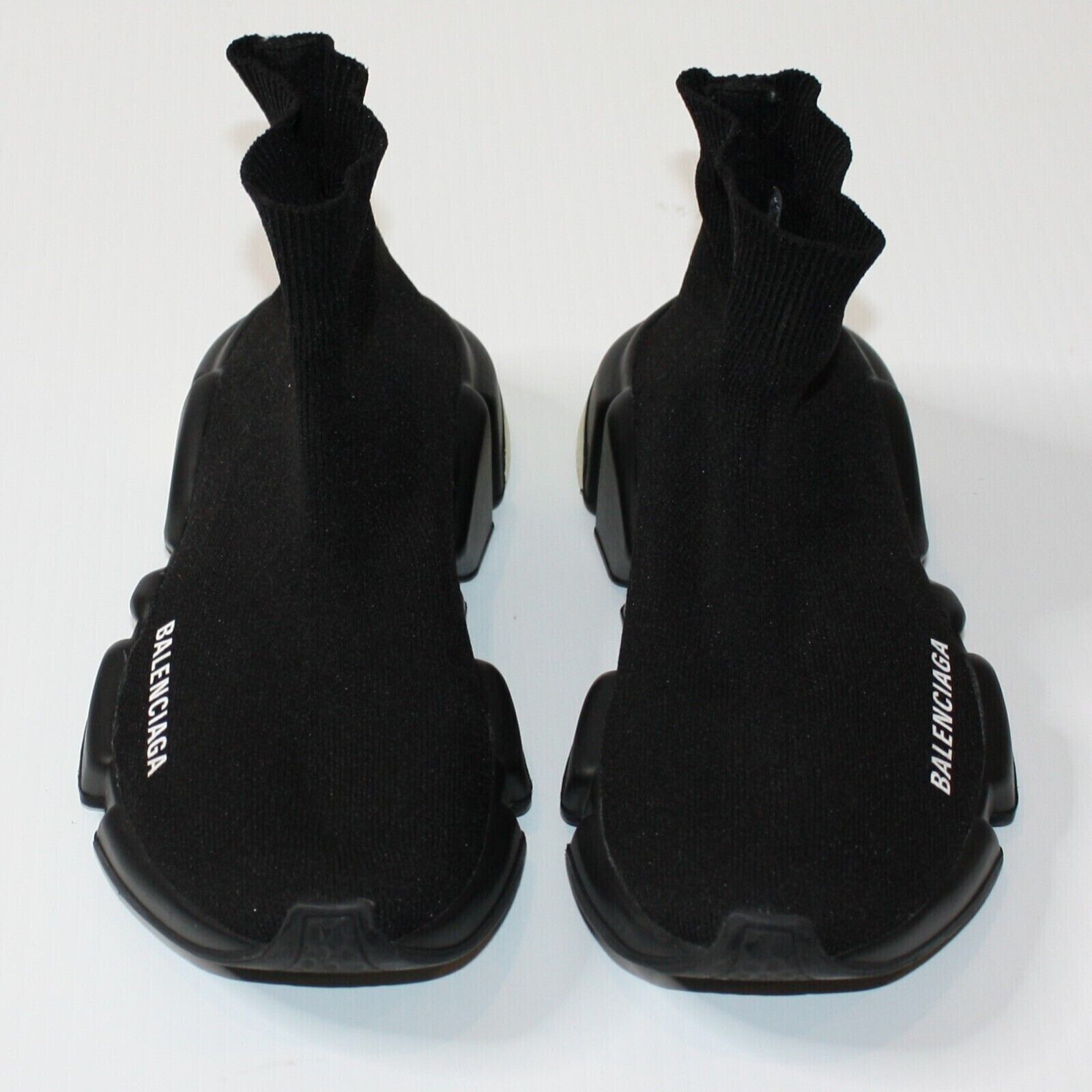 Balenciaga Speed Lite Knit Sneakers Black & White Soles size US 6 NEW Size US 6 / IT 36 - 3 Thumbnail
