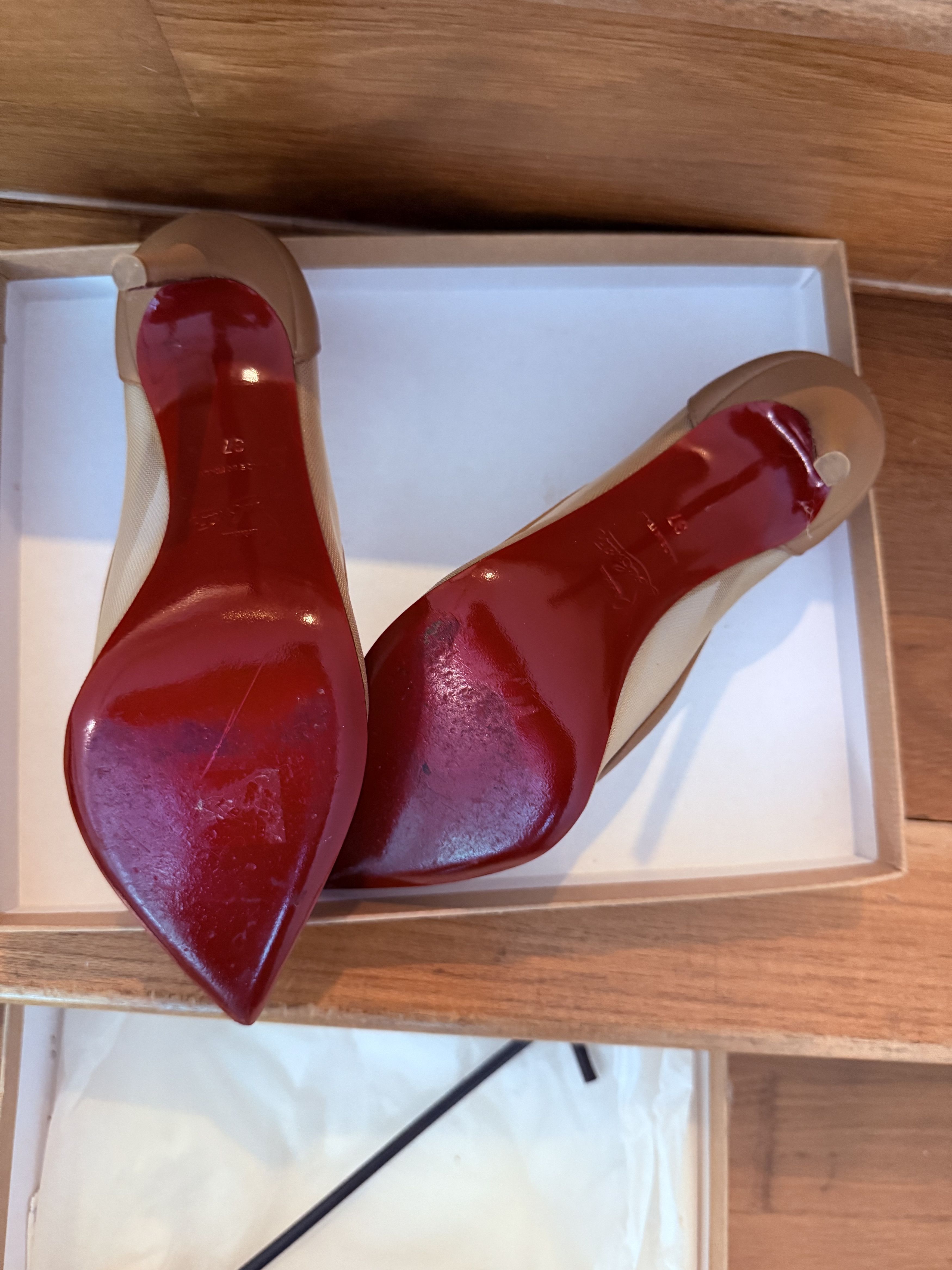 Christian Louboutin Galativi 100 Size US 7 / IT 37 - 3 Thumbnail