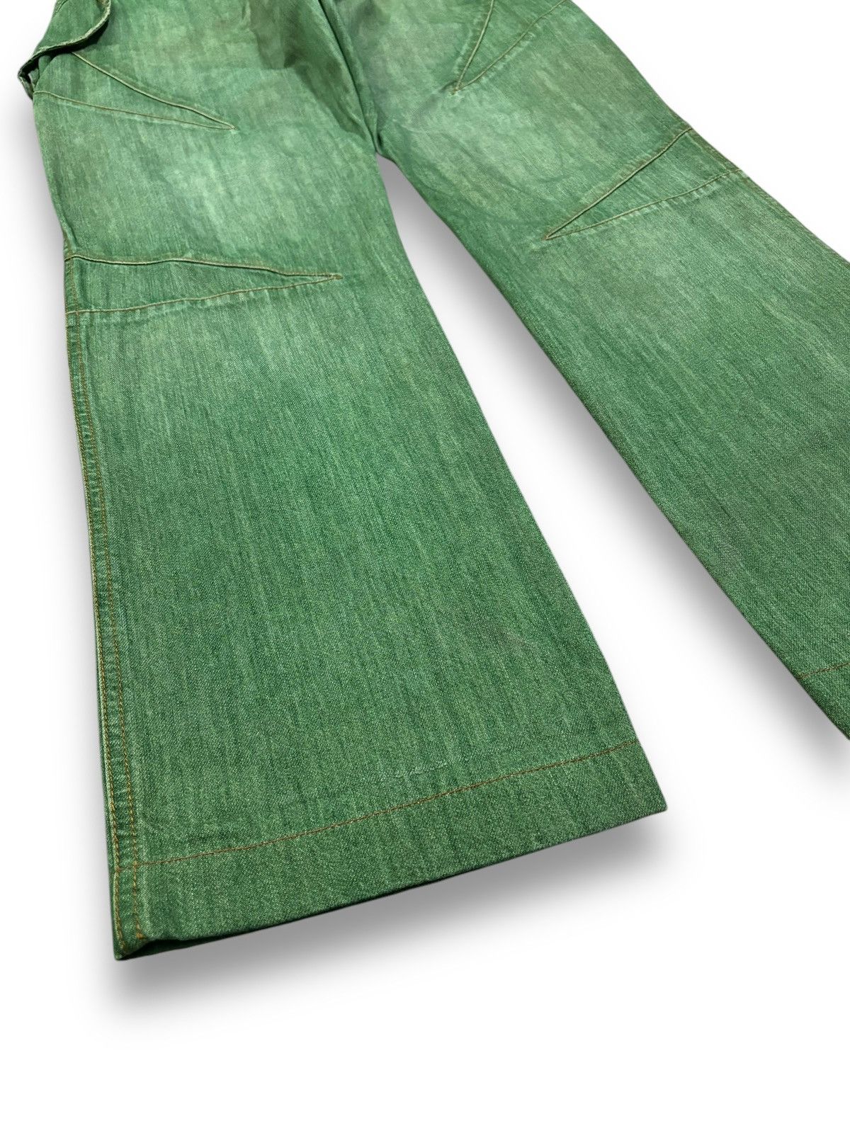 Issey Miyake Avant-Garde Griffin Studio Okinawa Faded Jeans Made in Italy Size US 31 - 10 Thumbnail