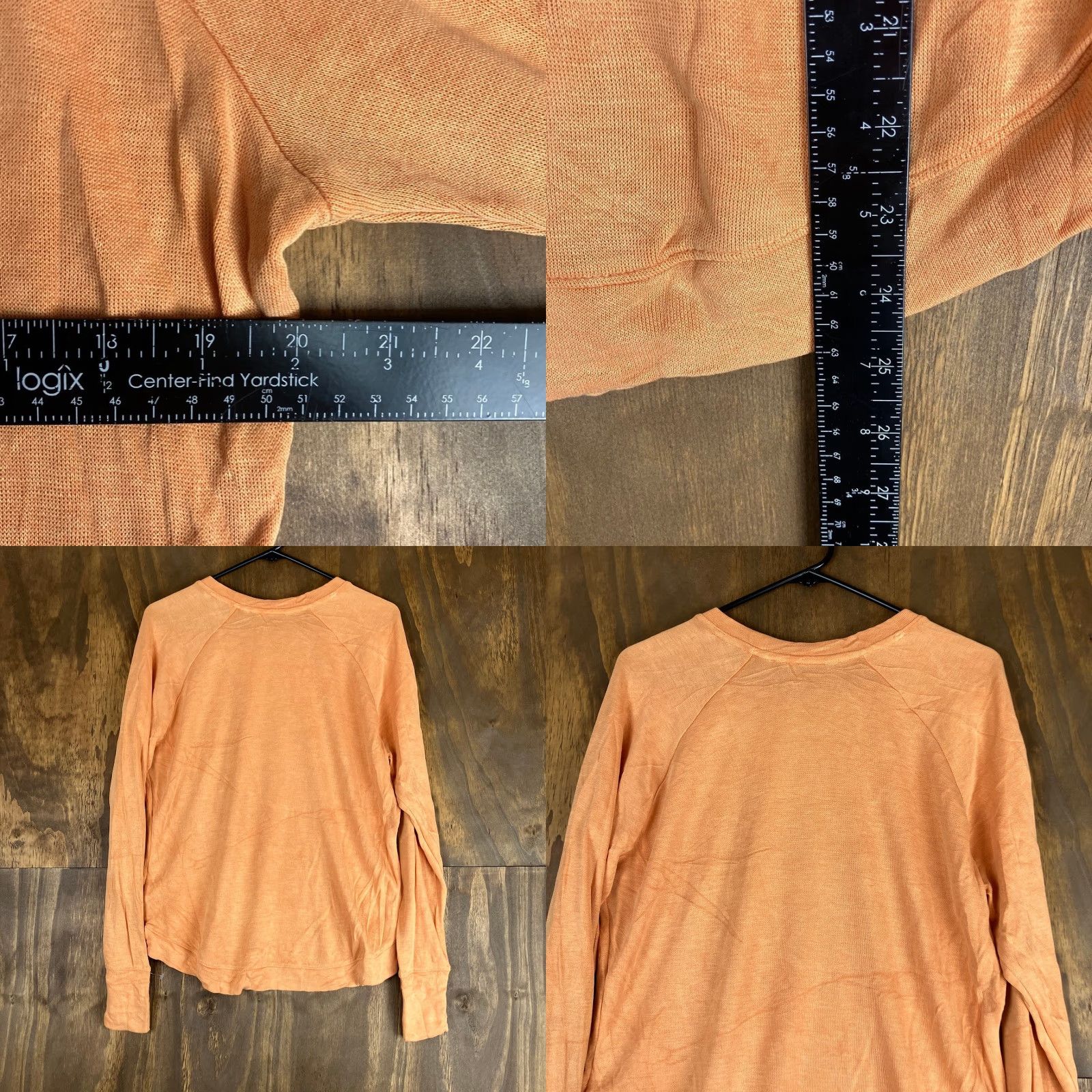 Athleta Athleta Sweater Orange Coaster Luxe Recover Modal Blend Small Womens Crew Neck Long Sleeve Pullover Knit Solid Fall Winter Casual Workwear Size S / US 4 / IT 40 - 8 Thumbnail