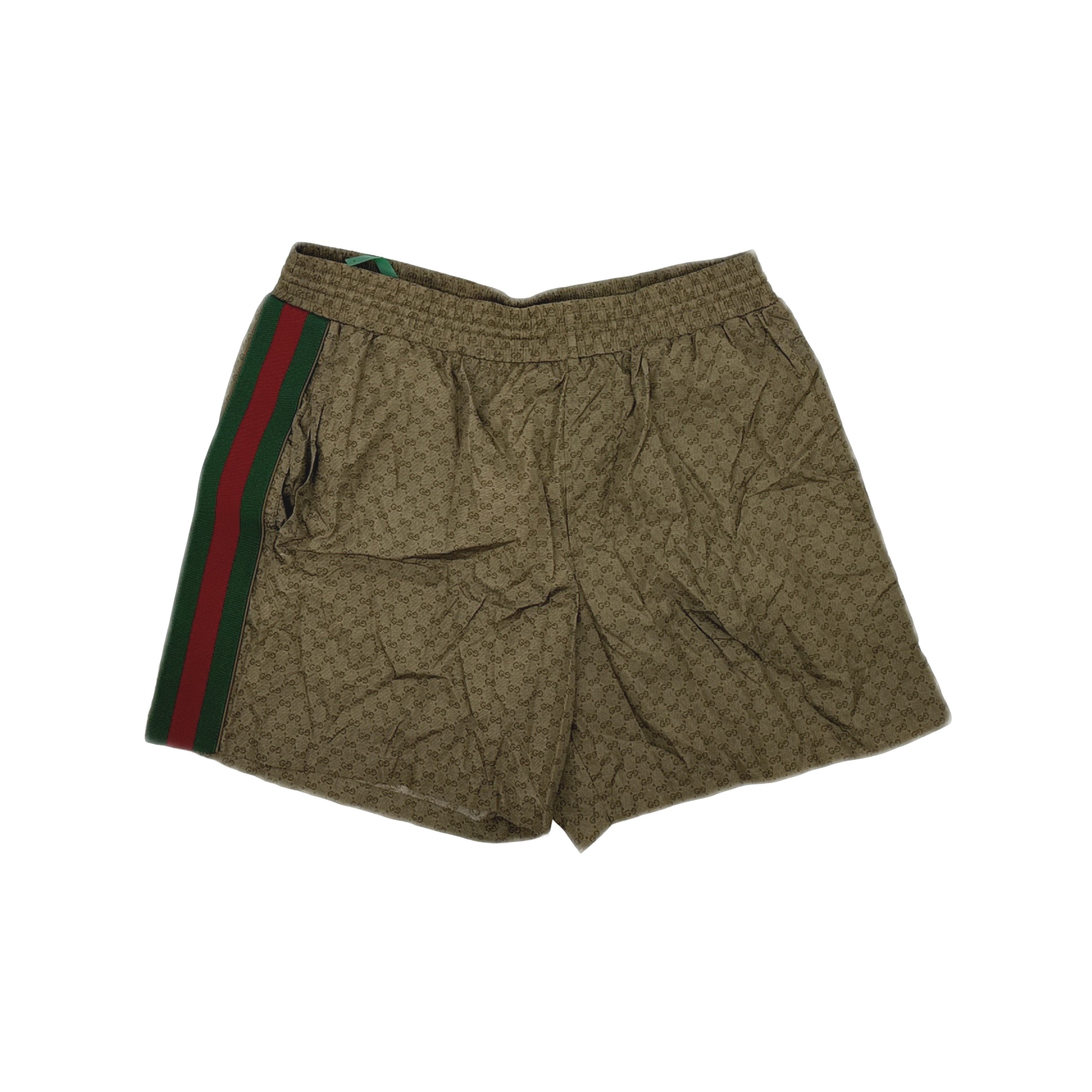 Gucci Gucci Logo Print Webbing Swim Trunks EU 52 Size US 36 / EU 52 - 1 Thumbnail