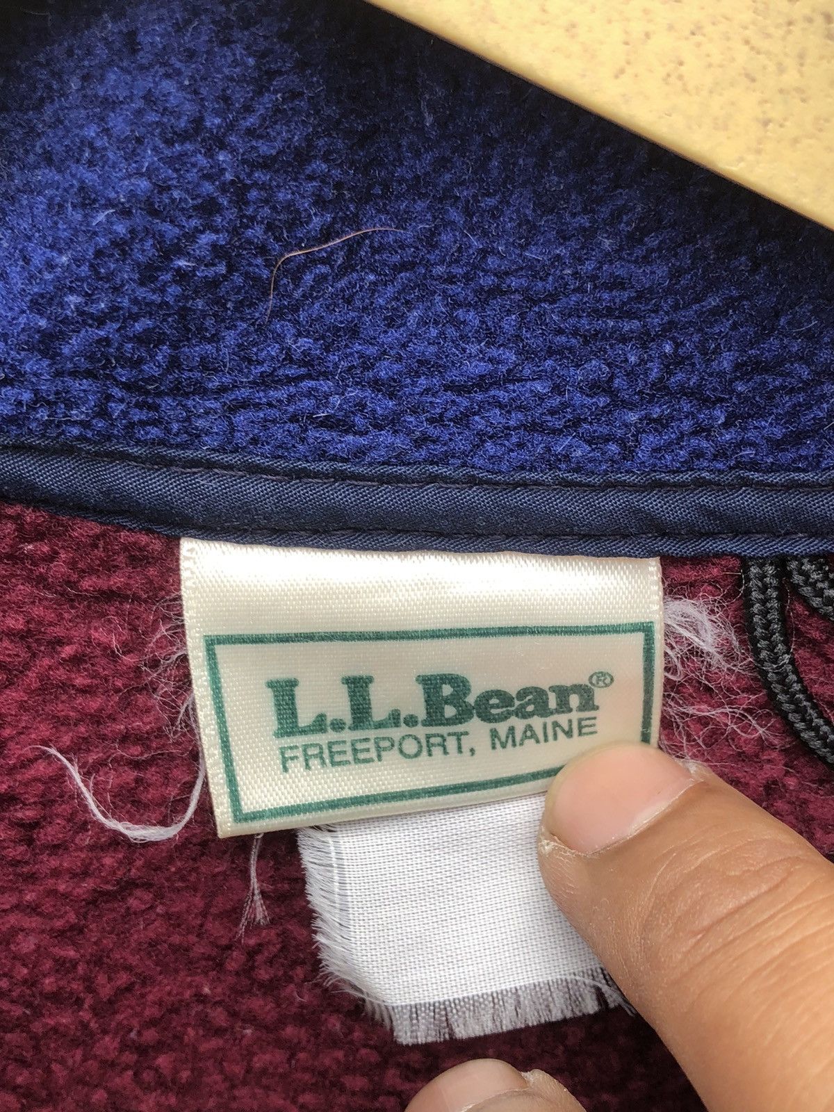 L.L. Bean × Smartwool L.L Bean Fleece Jacket Red Color Size US M / EU 48-50 / 2 - 5 Thumbnail