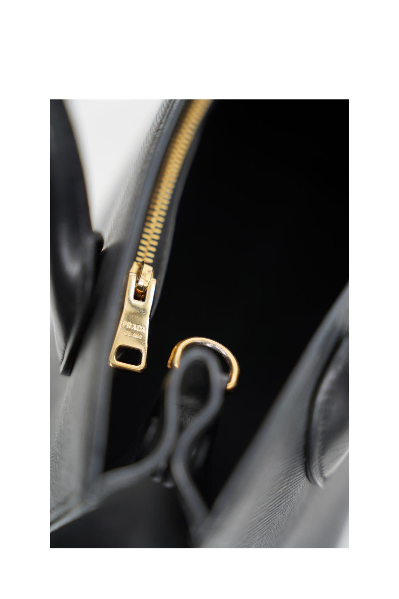 Prada Prada Milano Handbag With Velvet Strap Size ONE SIZE - 9 Thumbnail