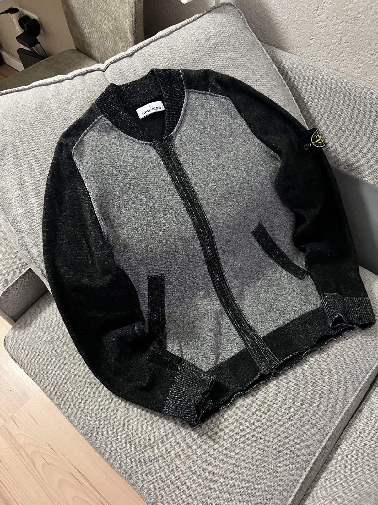 Stone Island Rare Stone Island Bomber Sweater Size US L / EU 52-54 / 3 - 2 Thumbnail