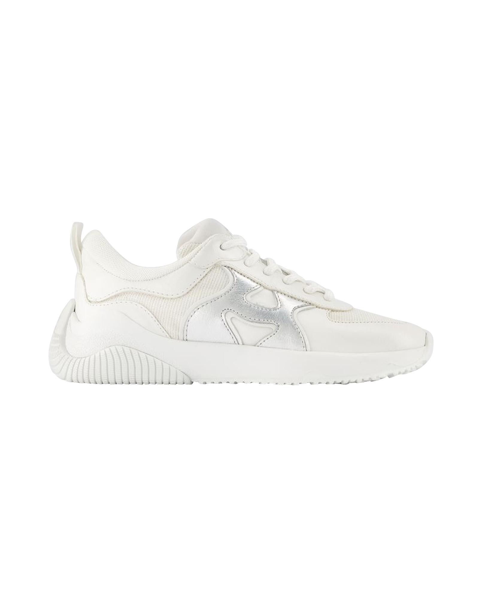 image of Hogan H597 White Leather Sneakers, Women's