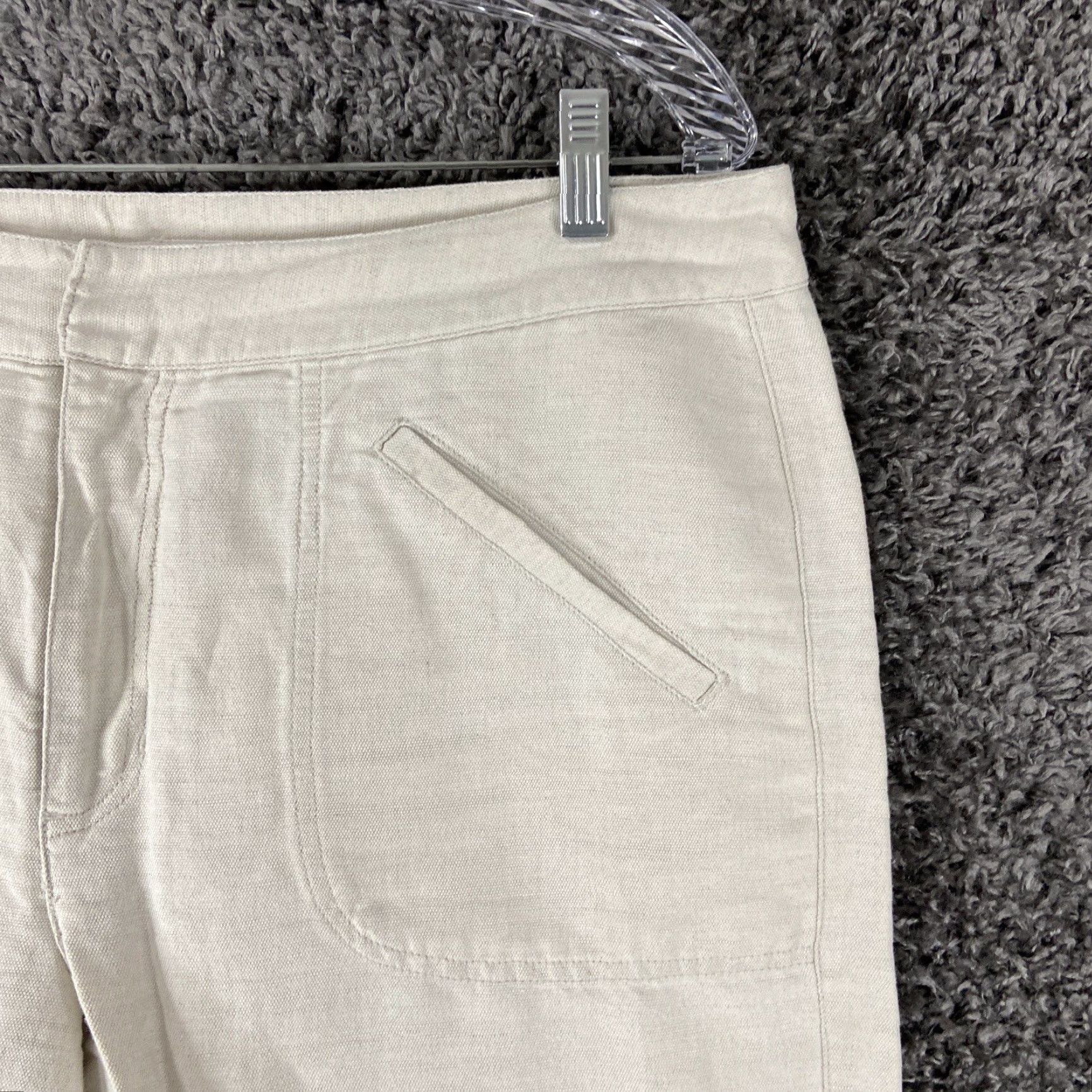 Liz Claiborne Liz Claiborne Audra White Pants Women’s 14 - Dress Pants, White, Women's, 14 Size 36" / US 14 / IT 50 - 3 Thumbnail