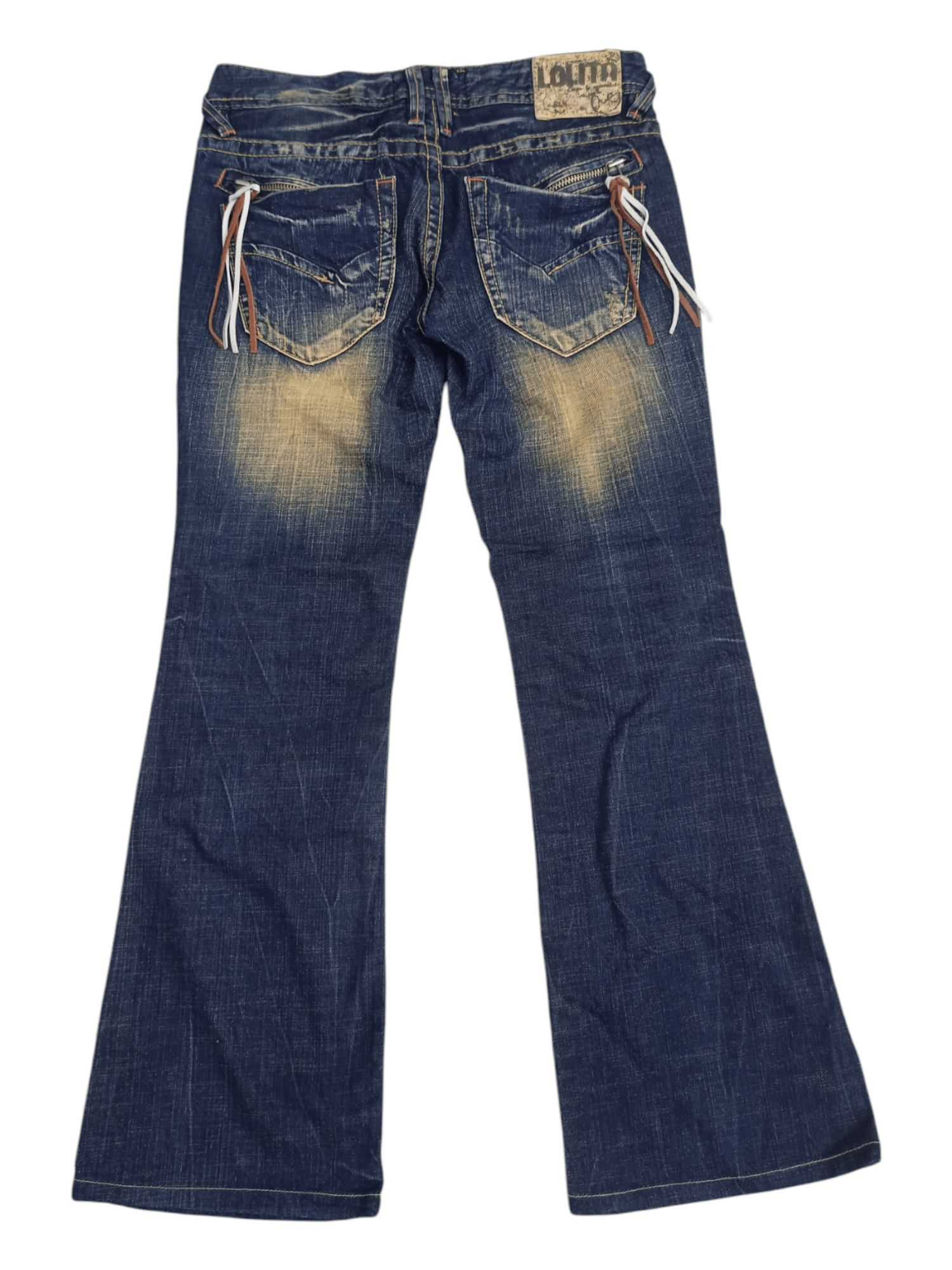 Tornado Mart Leather Flares | Grailed