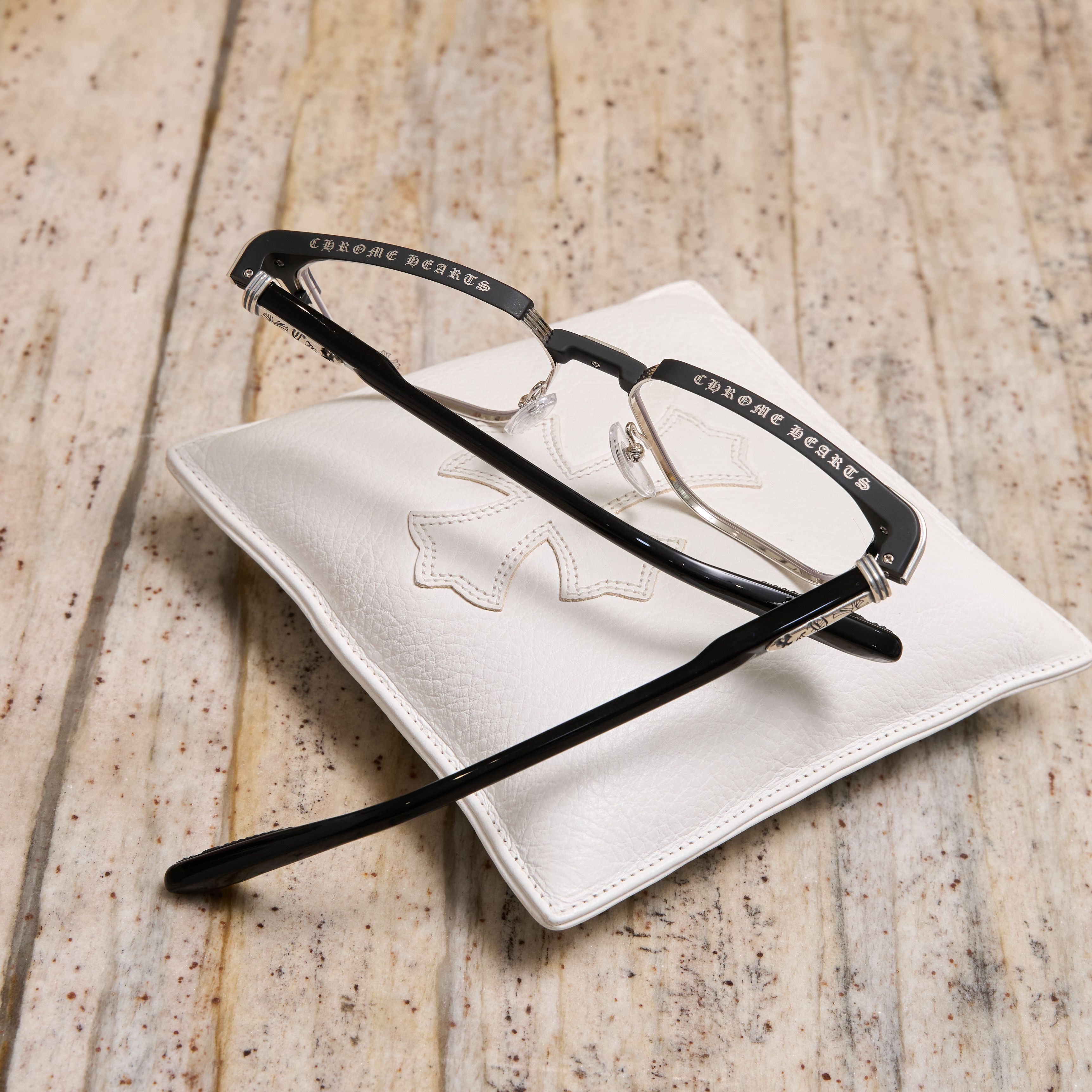 Chrome Hearts CHROME HEARTS BLAZIN Matte Black/Shiny Silver-Black-Plastic Size ONE SIZE - 7 Thumbnail