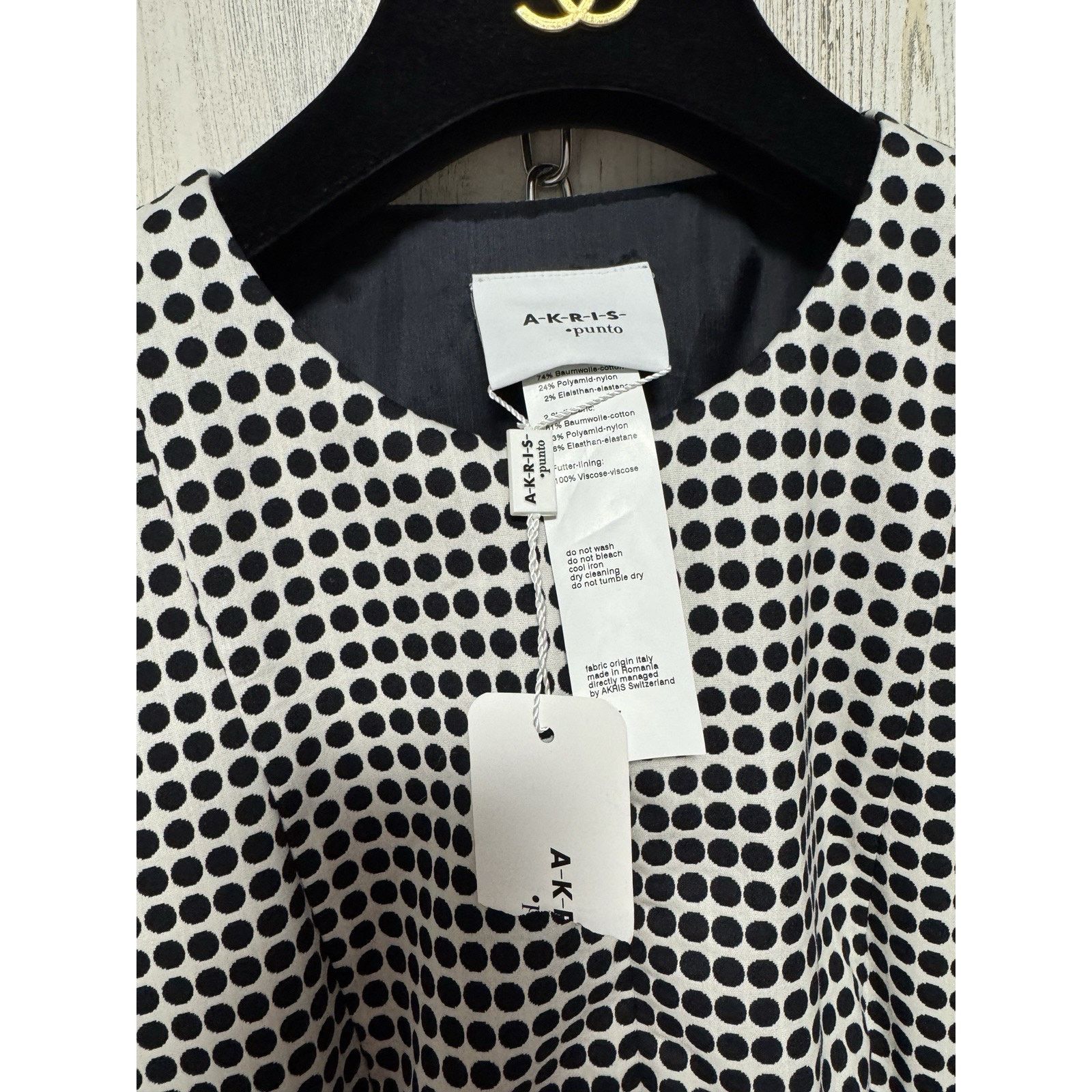 Akris Akris Punto Patterned Sleeveless Midaxi Dress Size M / US 6-8 / IT 42-44 - 3 Thumbnail