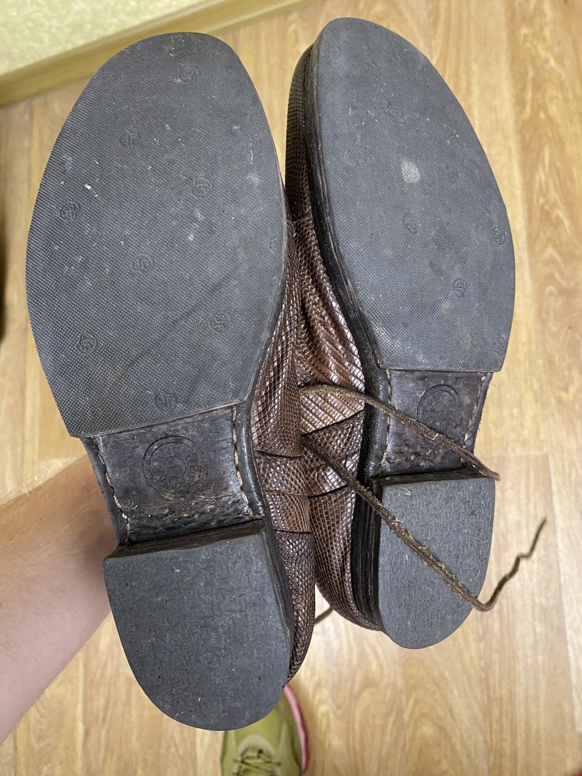 CHRISTIAN PEAU Christian Peau Hand Made Lizard Guidi Style Leather Boots Size US 6 / EU 39 - 10 Thumbnail