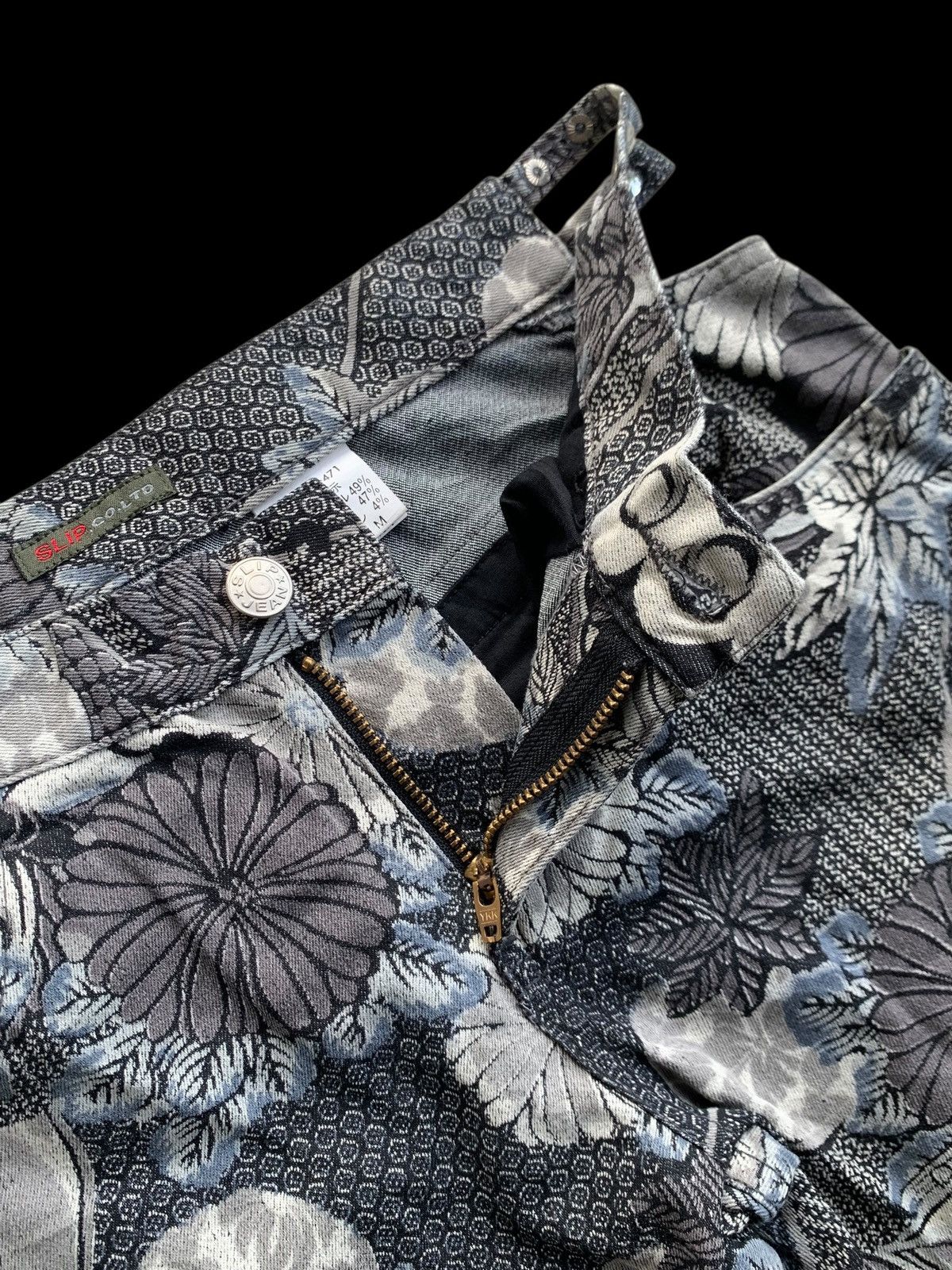 If Six Was Nine × Japanese Brand × Vintage Ladies FLARES Retro Flower Bell Bottoms Hippie vtg trousers Size 28" / US 6 / IT 42 - 13 Thumbnail