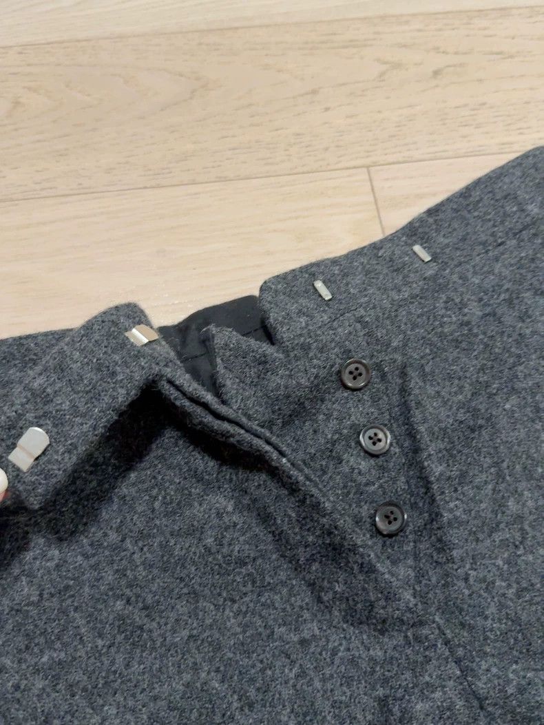 Thom Browne Thom Browne Gray wool trousers Size US 40 / EU 56 - 3 Thumbnail