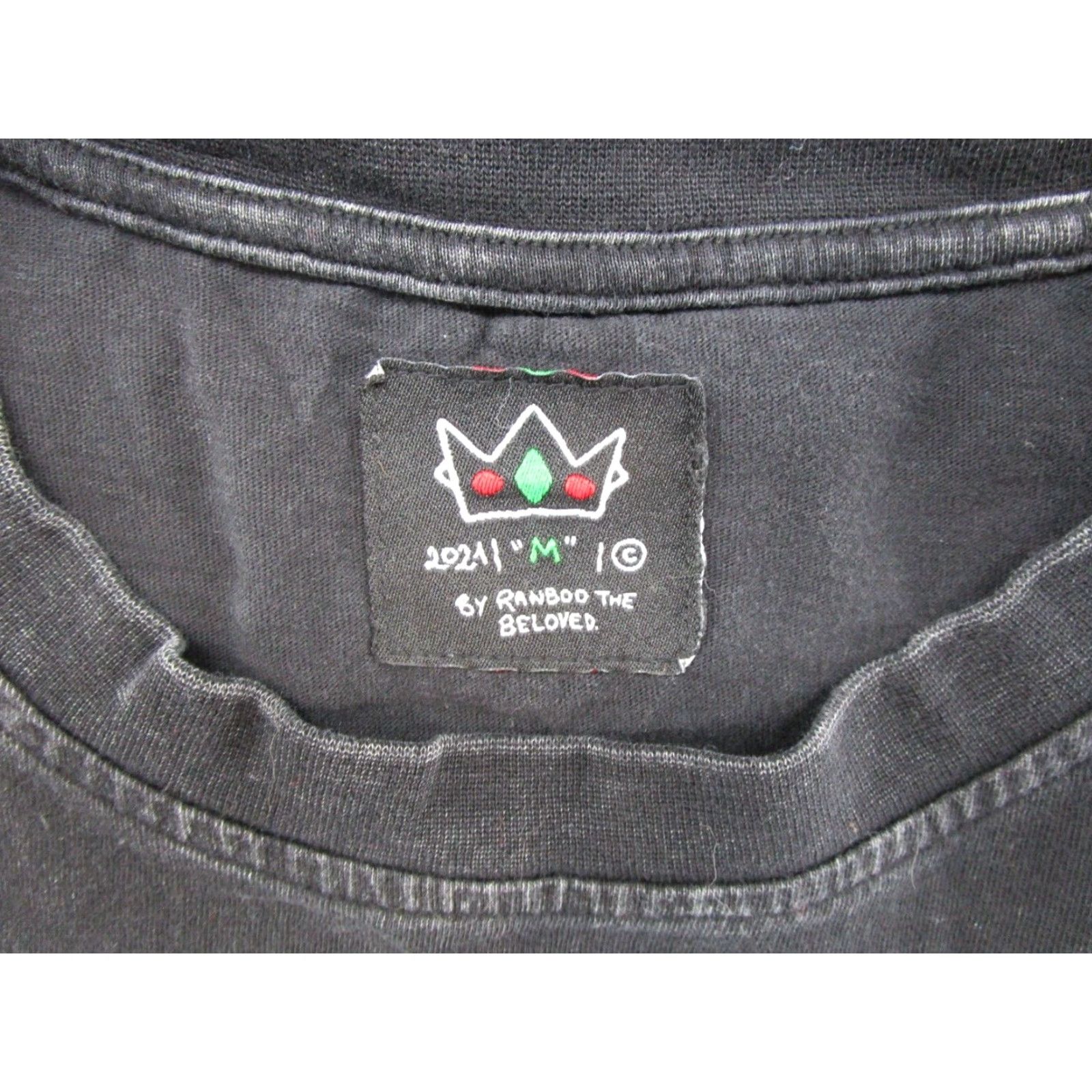 Vintage Ranboo The Beloved Anime Double-Sided Merch Shirt Adult M Black Short Sleeve T-Shirt Mens Hand Screened 2021 Size US M / EU 48-50 / 2 - 3 Thumbnail