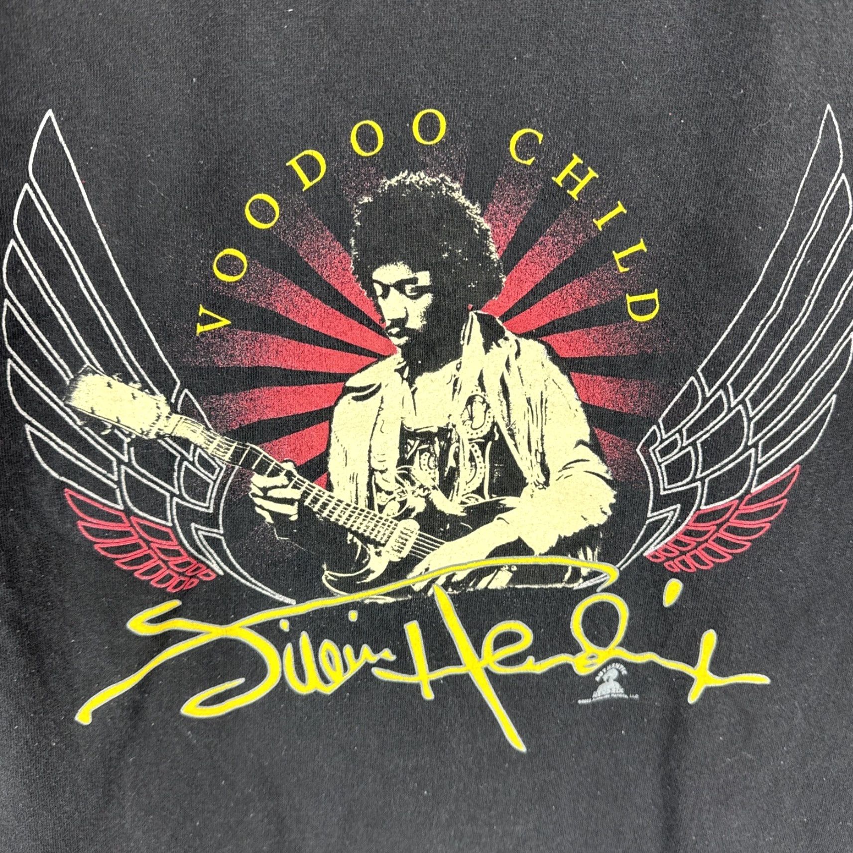 Vintage VINTAGE Jimi Hendrix Signature Voodoo Child Black Long Sleeve Shirt Men’s Small S Crew Neck Graphic Tee 100% Cotton Unbranded Mens Boys? Size US S / EU 44-46 / 1 - 6 Thumbnail
