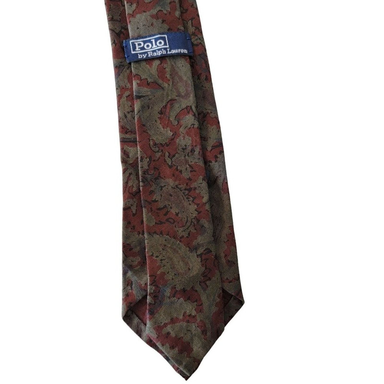 Polo Ralph Lauren Vintage Polo Ralph Lauren Mens Cotton Jacquard Neck Tie Size ONE SIZE - 7 Thumbnail