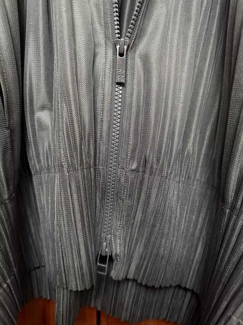 Issey Miyake Issey Miyake size:3 Blue pleated cream puff cardigan Size XS / US 0-2 / IT 36-38 - 4 Thumbnail