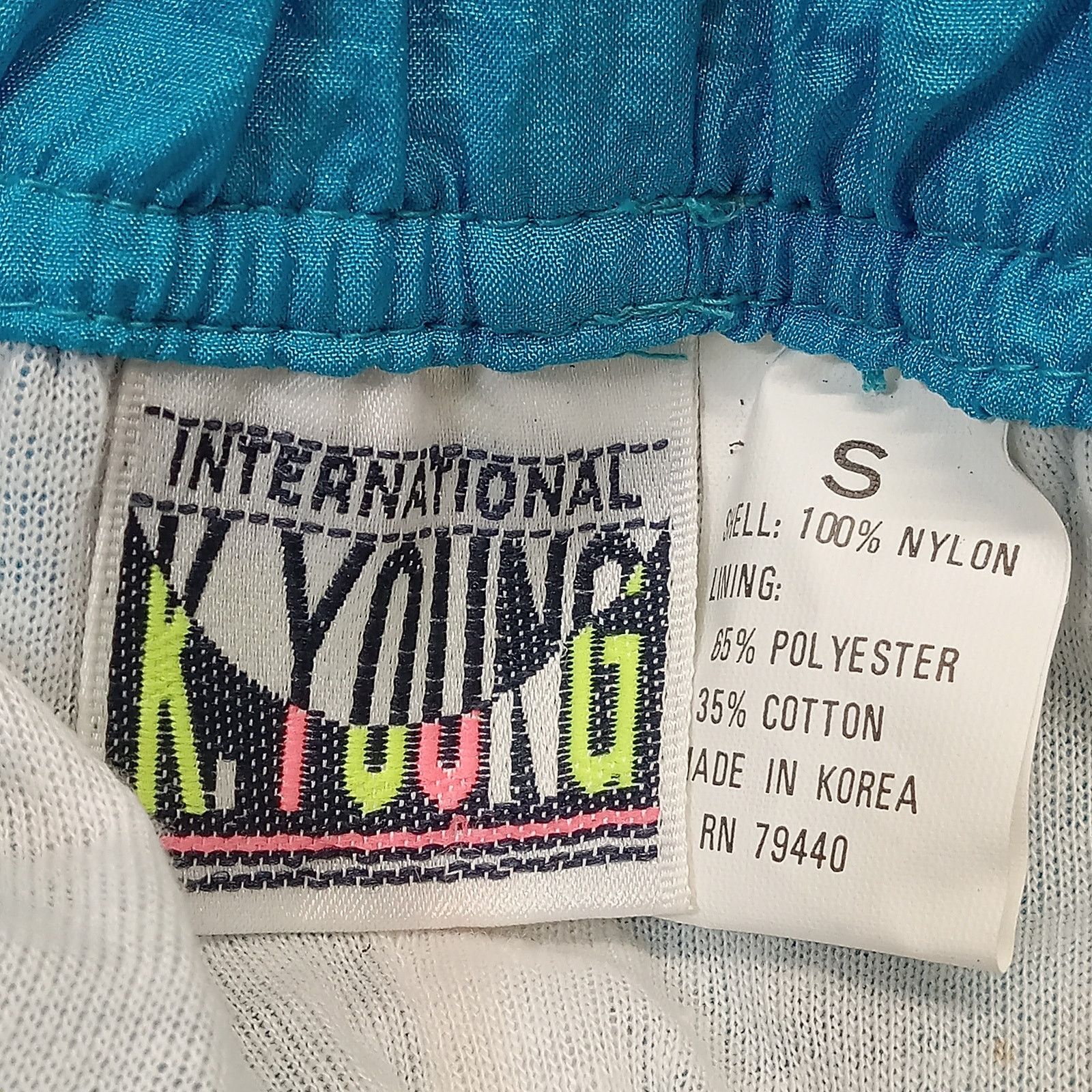 & Other Stories Vintage 90's K. Young Shorts Womens M Blue Size 24" / US 00 / IT 34 - 6 Thumbnail
