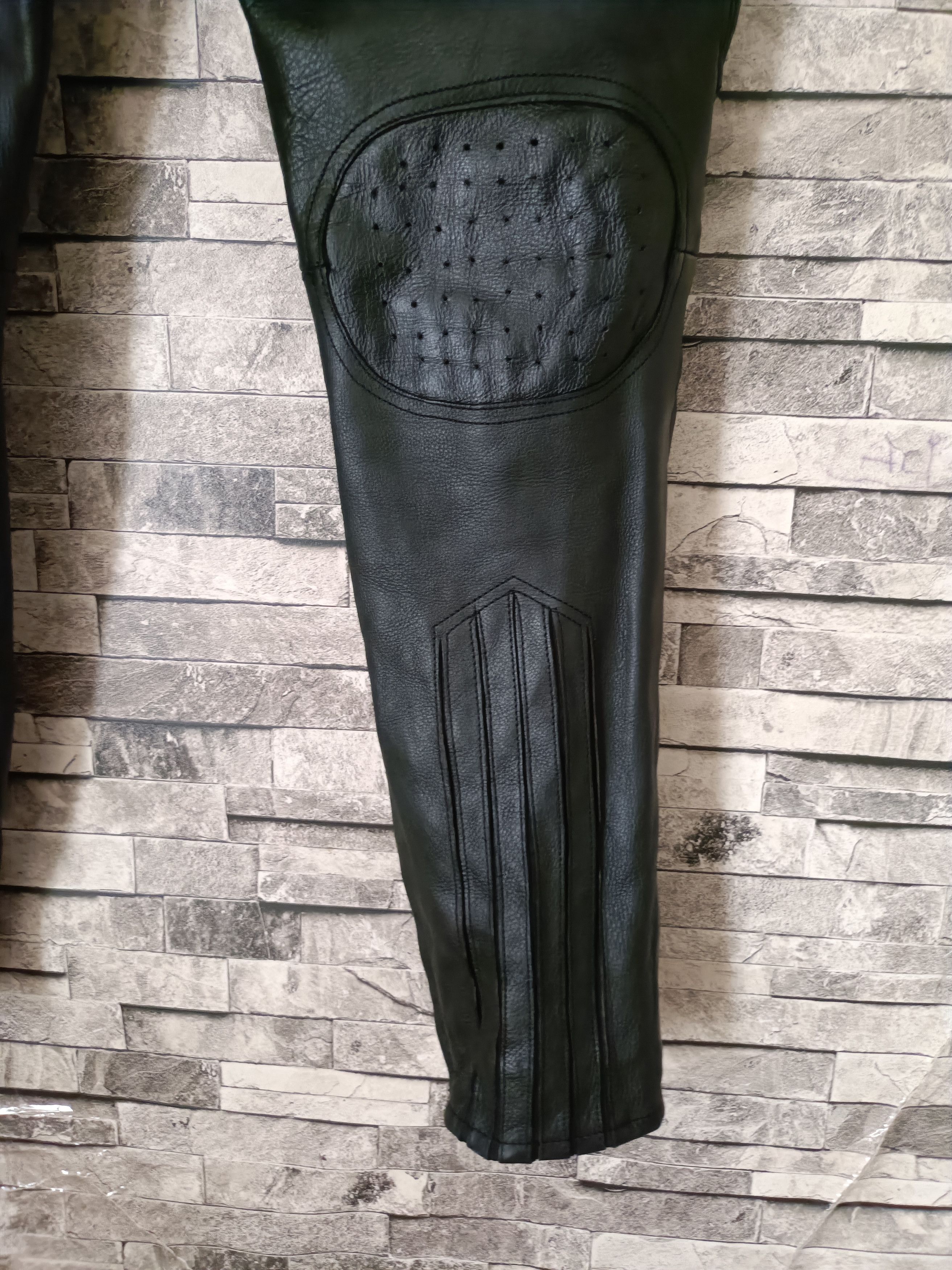 Leather Best of the road by Dieter Braun biker leather pants Size US 30 / EU 46 - 7 Thumbnail