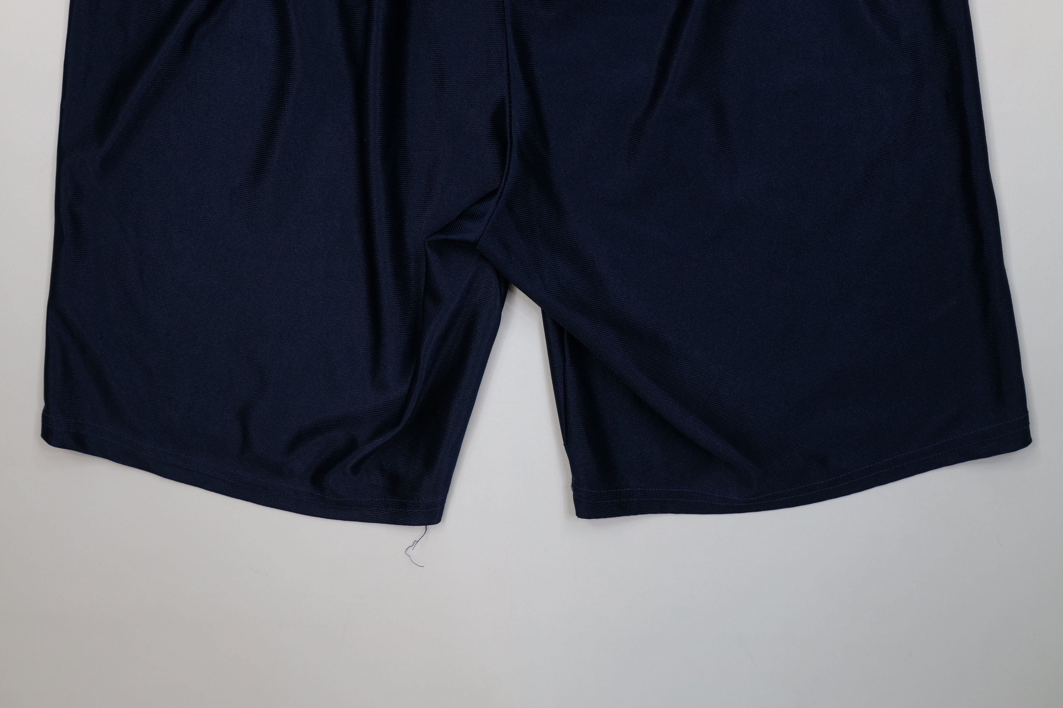 Vintage Vintage 90s Streetwear Dazzle Silky Gym Shorts Blue USA Size US 34 / EU 50 - 11 Thumbnail