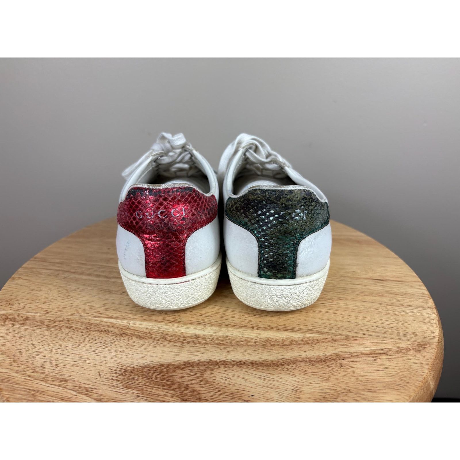 Gucci Authentic Gucci Ace White Leather Embroidered Sneaker Size US 6.5 / IT 36.5 - 4 Thumbnail