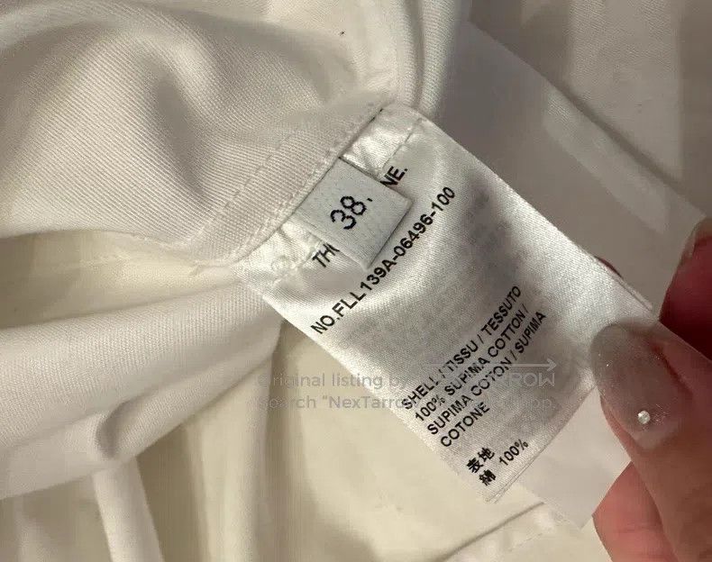 Thom Browne Thom Browne Shirt, White Size XS / US 0-2 / IT 36-38 - 4 Thumbnail