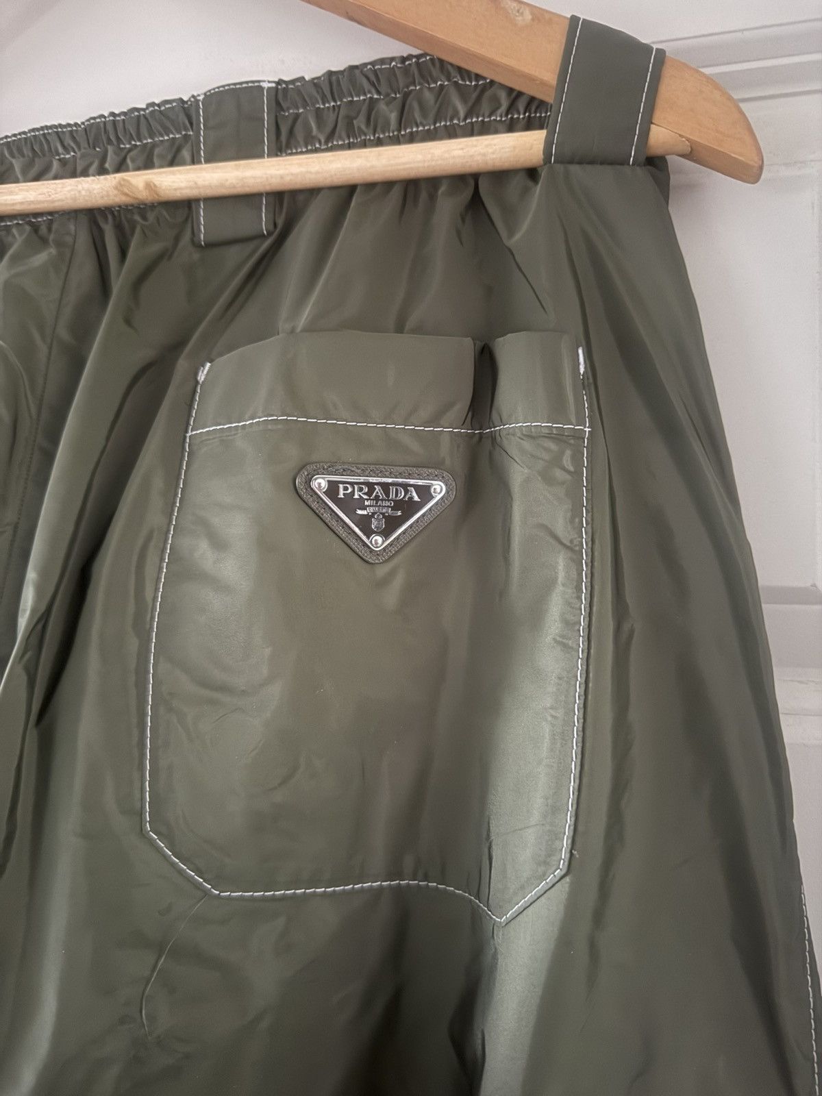 Prada Prada Nylon Cargo Trouser Pants Size US 34 / EU 50 - 7 Thumbnail