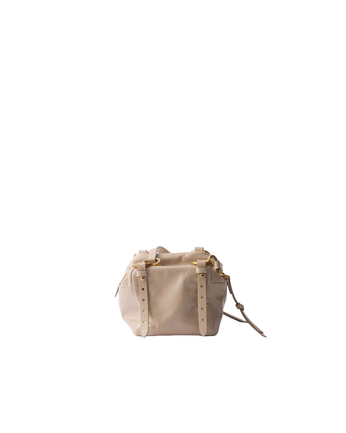 Prada PRADA Dangle Mini Powder Pink Leather Top Handle Bag Size ONE SIZE - 3 Thumbnail