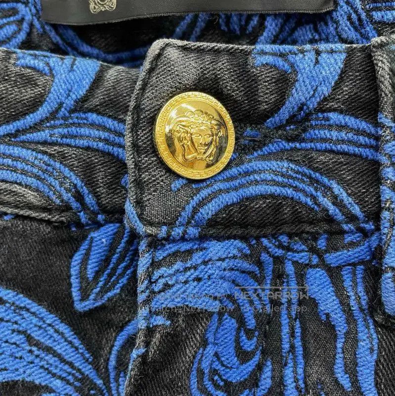 Versace Versace Men's Casual Pants in Deep Blue . Size US 26 / EU 42 - 4 Thumbnail