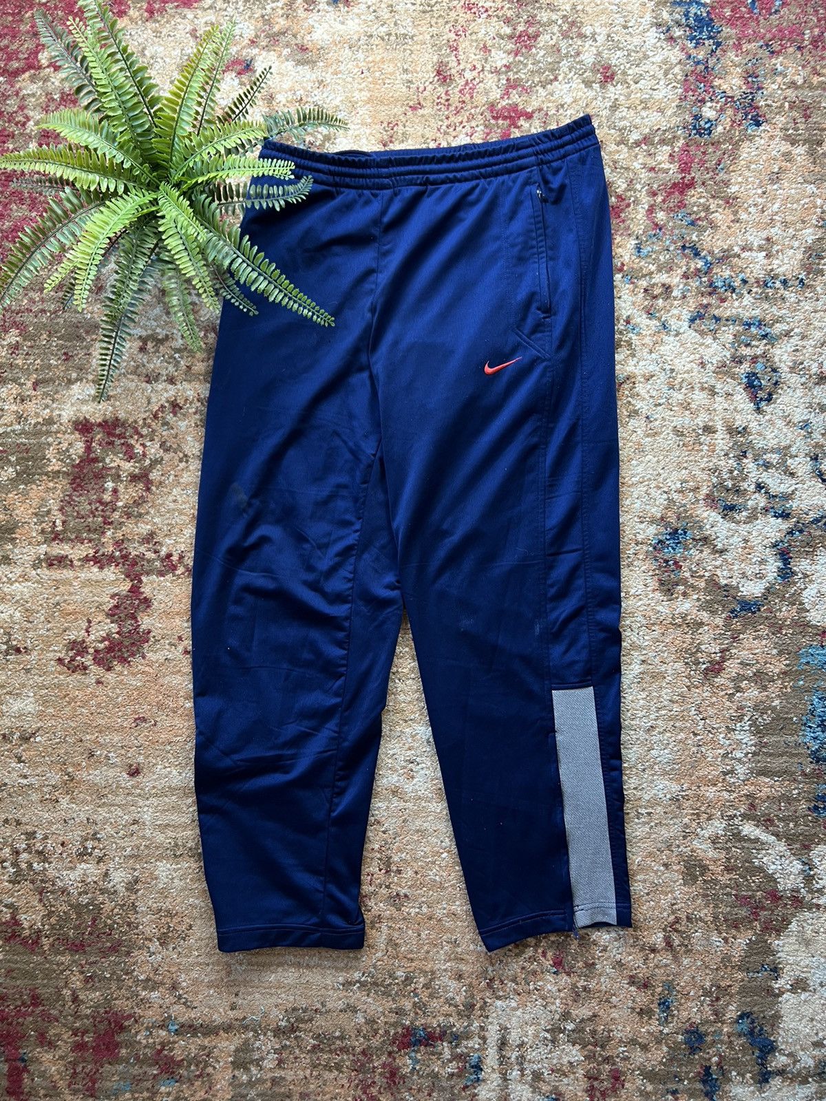 Nike × Vintage 🧞‍♂️ 90’s NIKE RETRO TRACK PANTS BAGGY SWOOSH LOGO Y2K Size US 32 / EU 48 - 1 Thumbnail