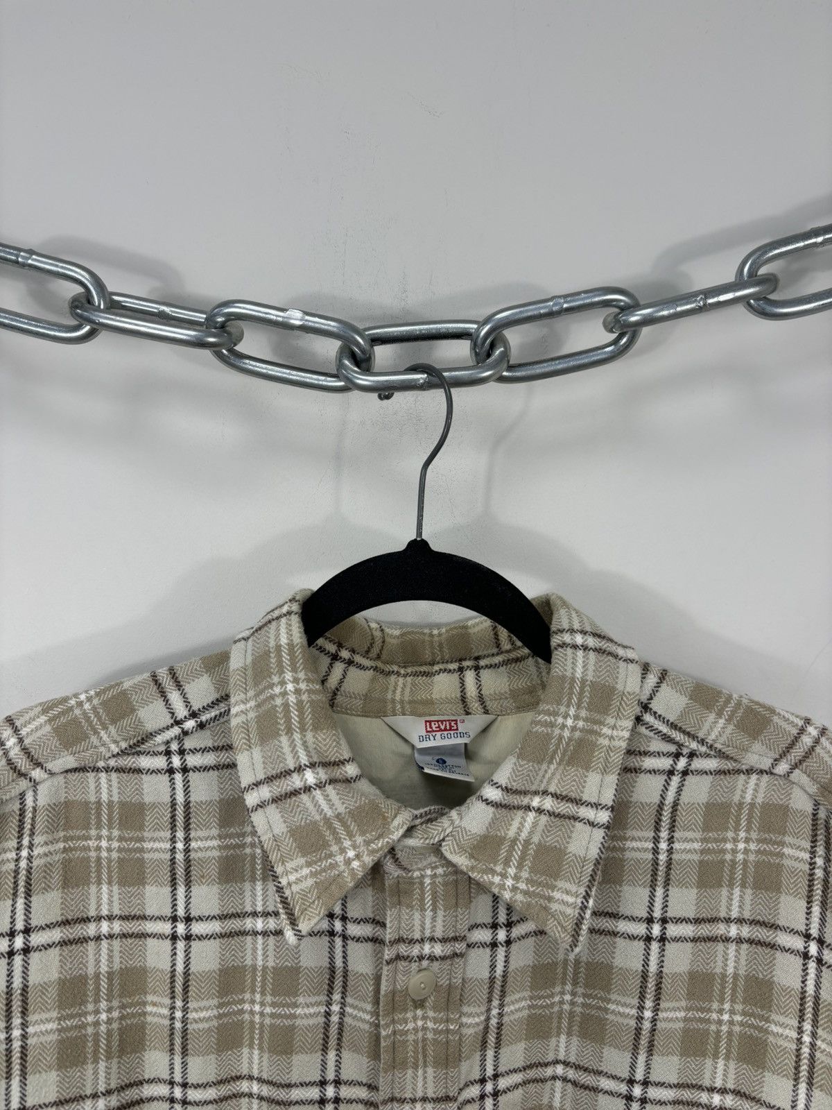 Levi's Vintage Levi’s Dry Goods 90s Checkered Hype Flannel Shirt Size US L / EU 52-54 / 3 - 9 Thumbnail