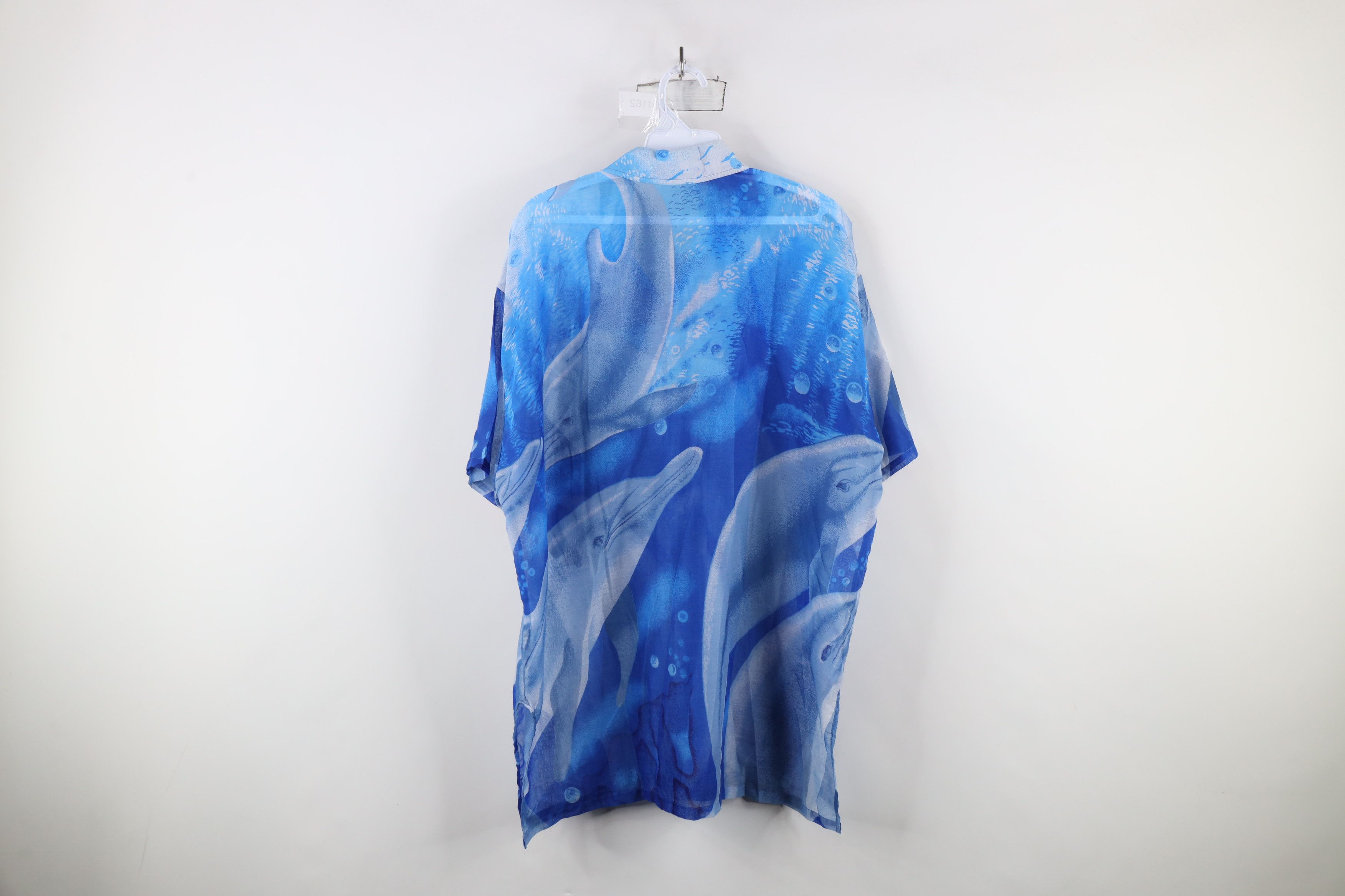 Vintage Vintage 90s Streetwear All Over Print Collared Button Shirt Size US XL / EU 56 / 4 - 8 Thumbnail