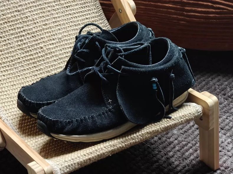 VISVIM FBT Ethnic style suede casual shoes